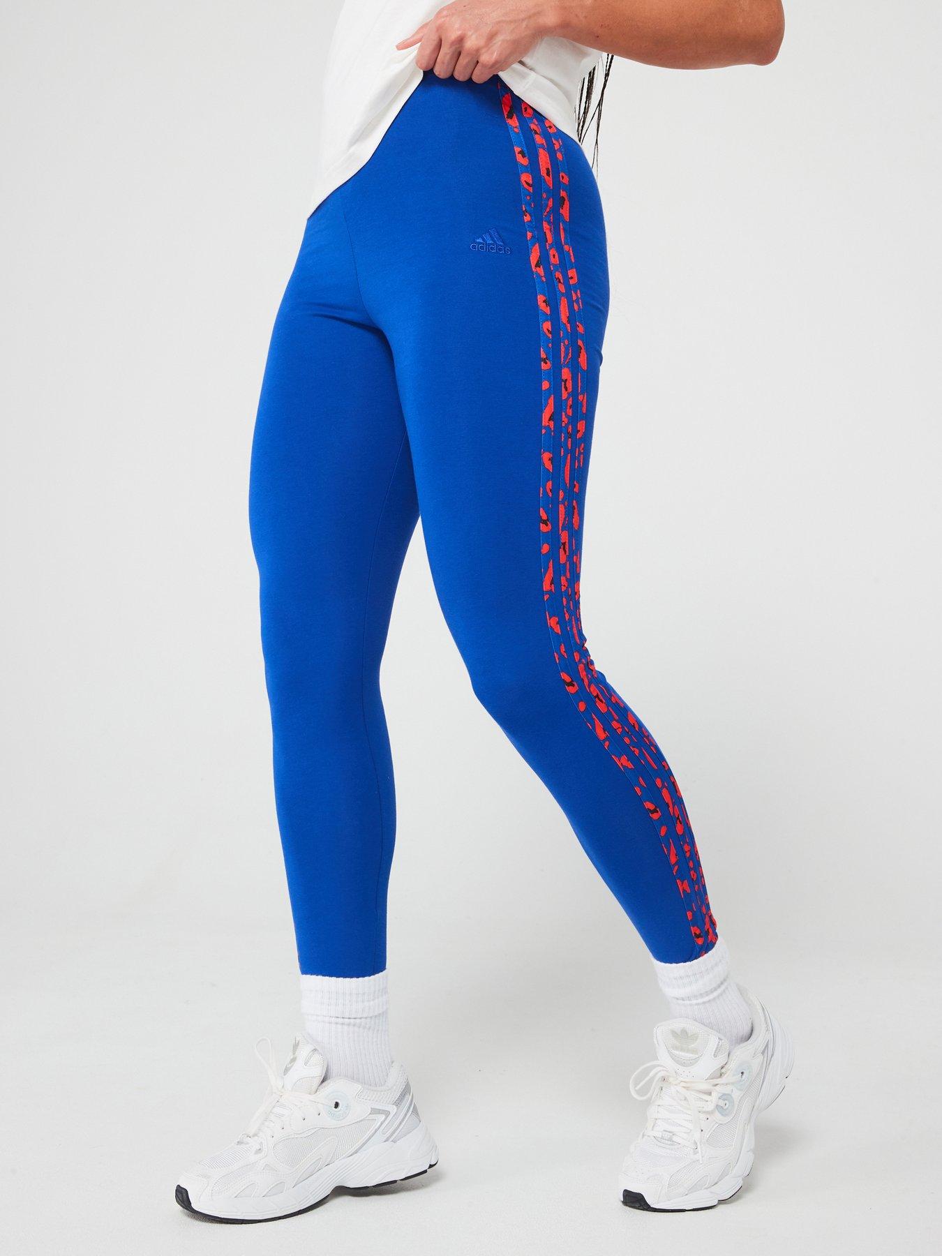 adidas-sportswear-womens-animal-3-stripe-legging-blue