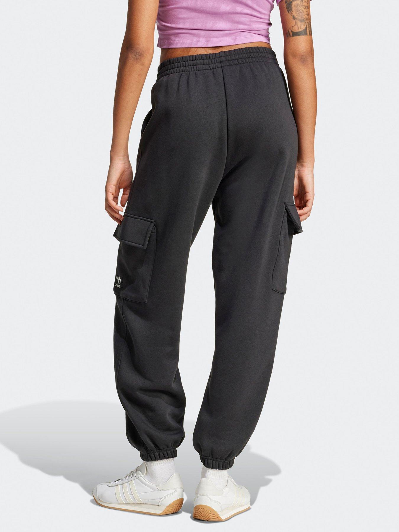 adidas-originals-womens-essentials-cargo-pants-blackstillFront