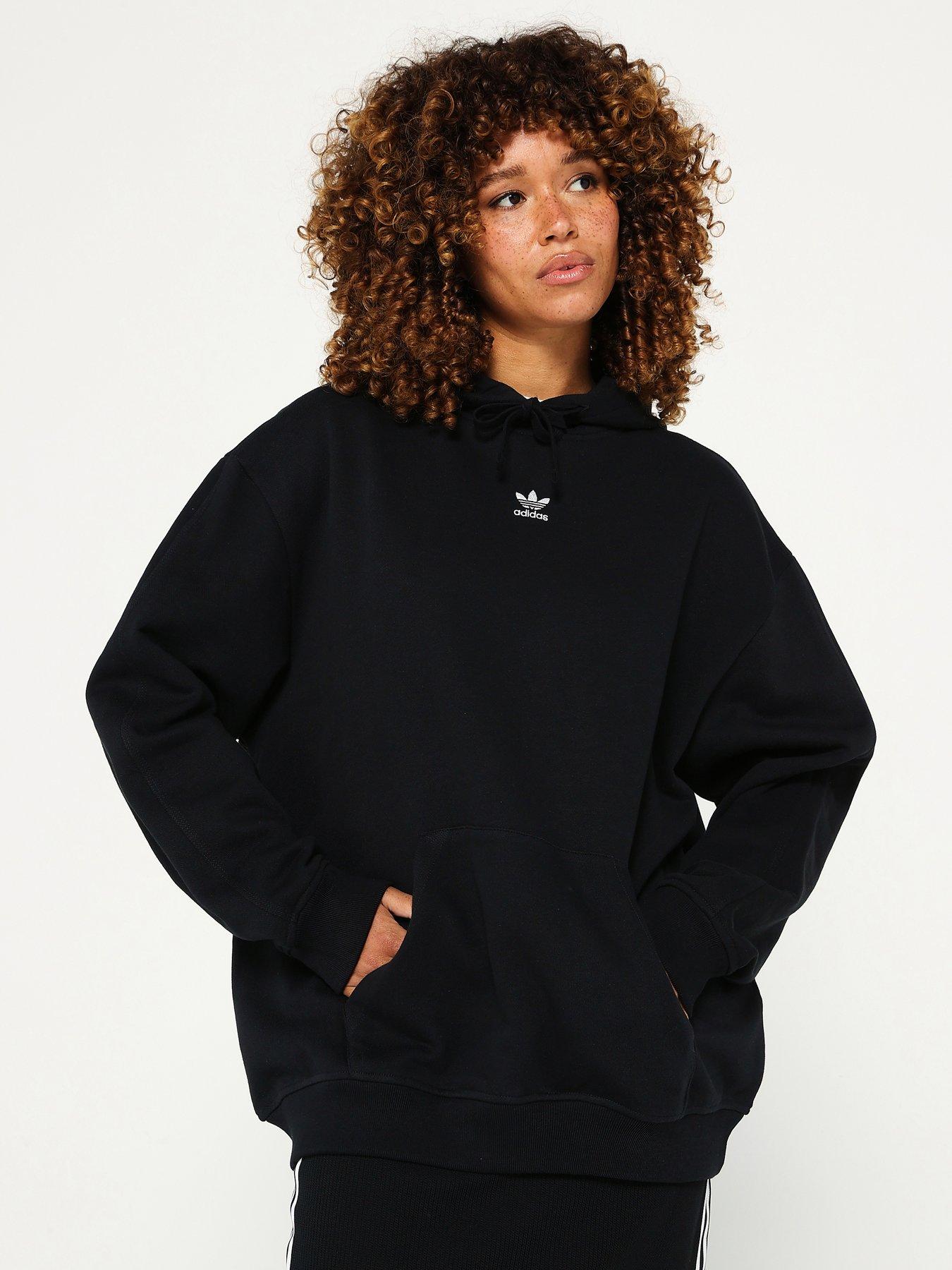 Adidas essentials hoodie women's sale