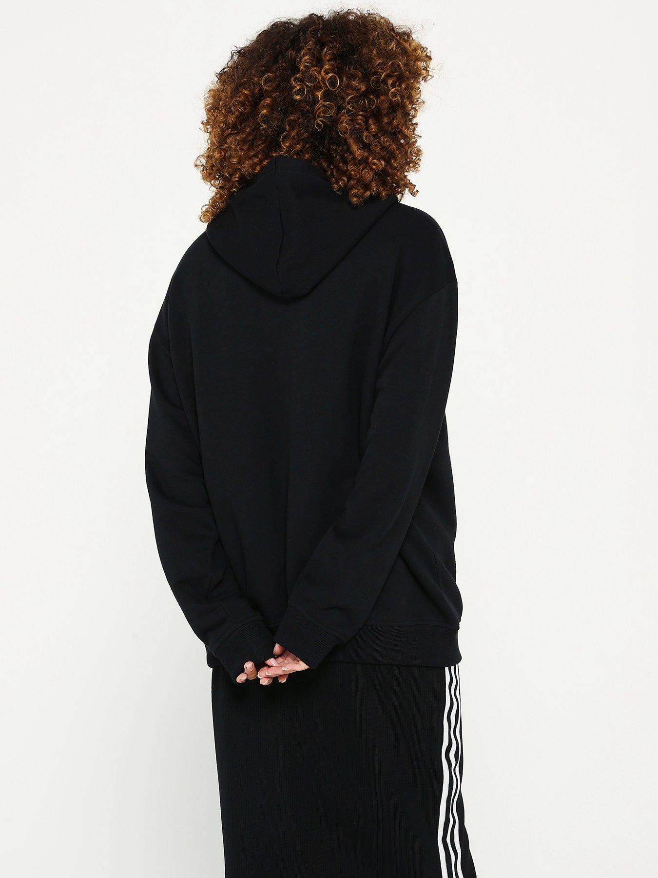 adidas-originals-womens-essentials-hoodie-blackstillFront