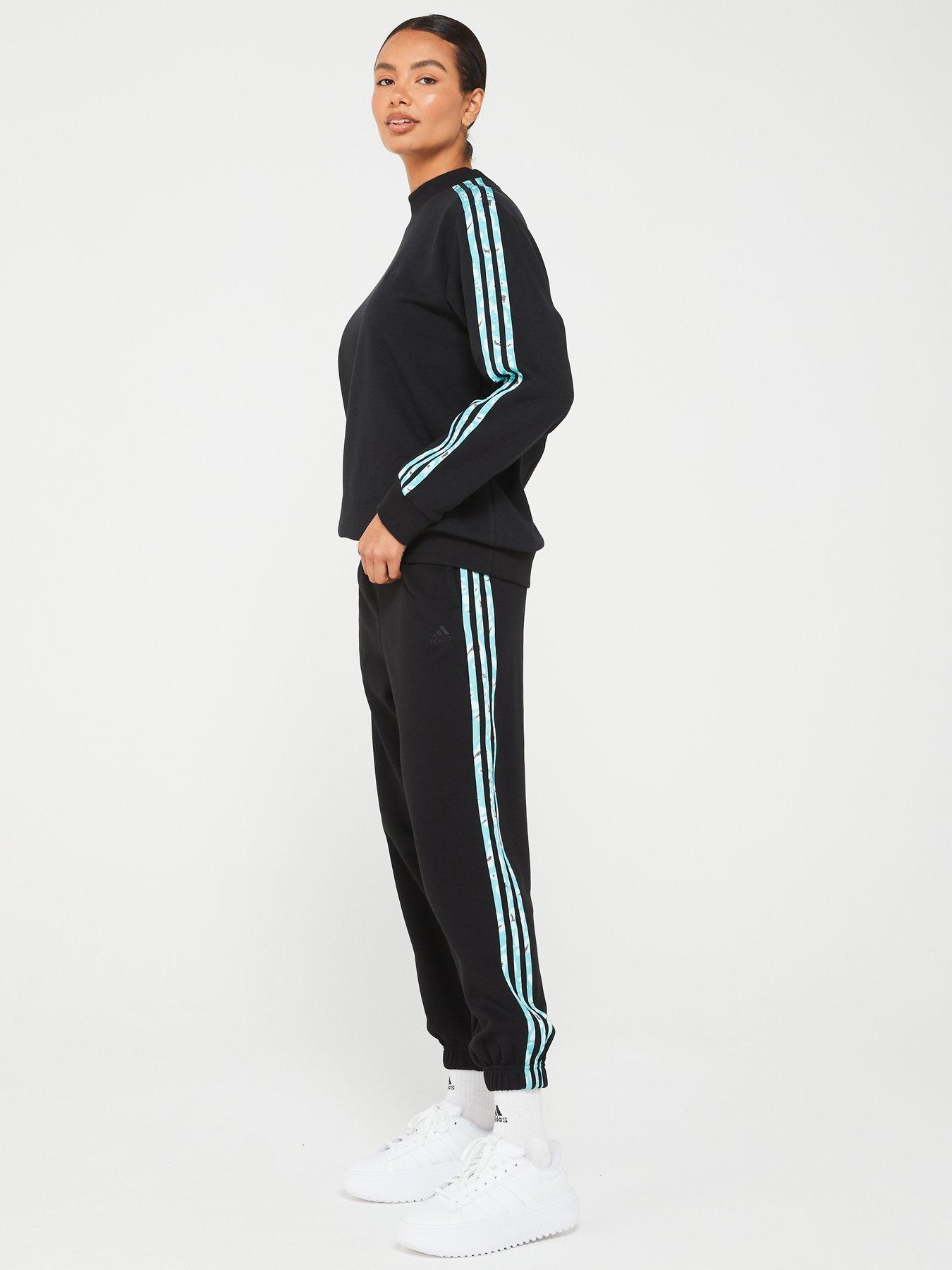 adidas-sportswear-womens-animal-3-stripe-pant-black-multiback