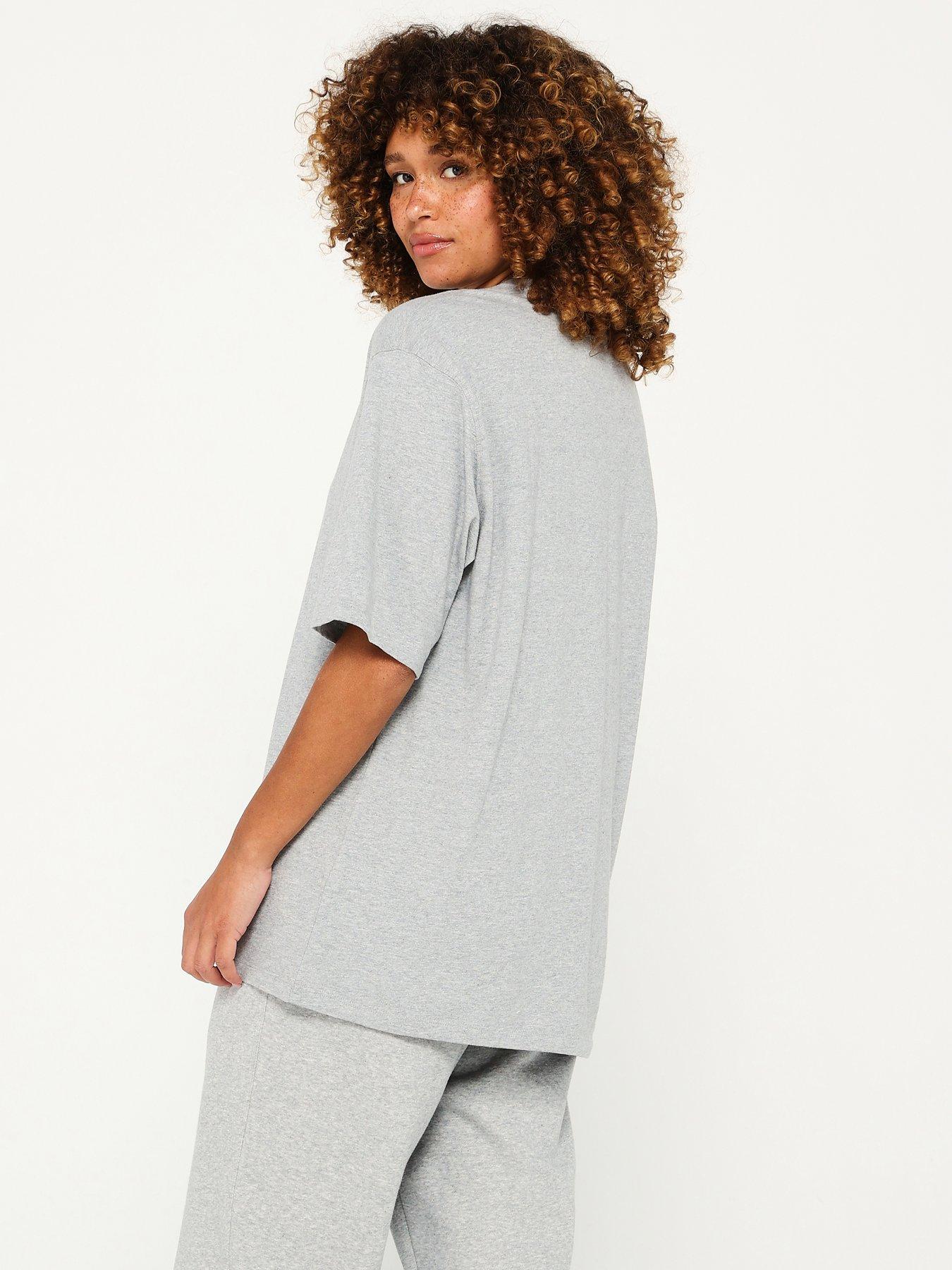 Image 2 of 5 of adidas Originals Womens Essentials Boyfriend Tee - Grey