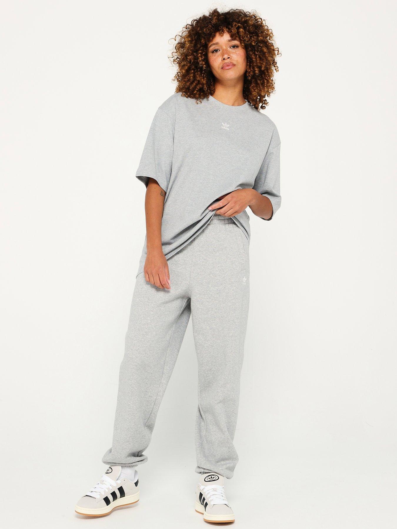 Image 3 of 5 of adidas Originals Womens Essentials Boyfriend Tee - Grey