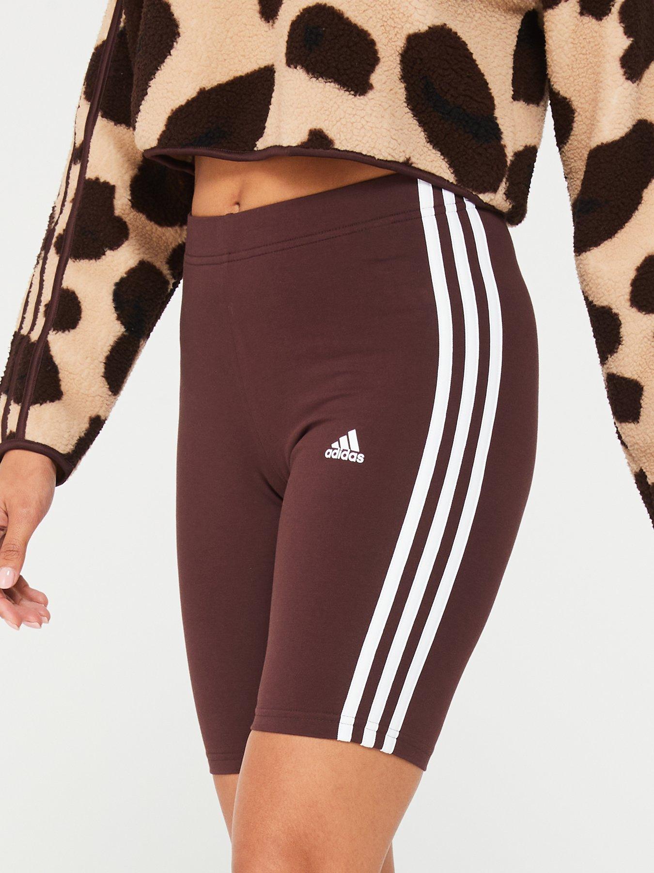 adidas-sportswear-womens-3-stripe-bike-short-browndetail