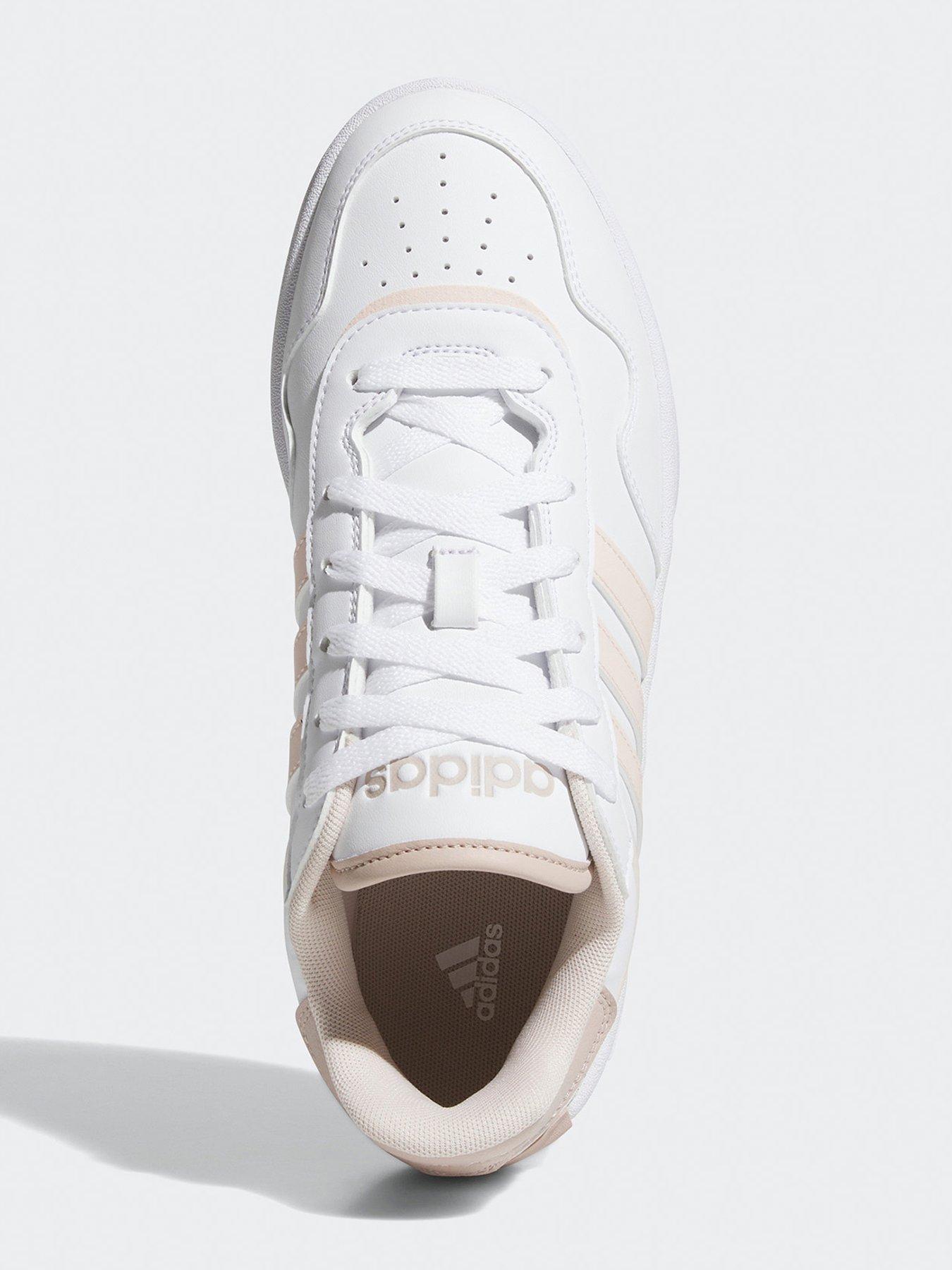 adidas-sportswear-womens-hoops-30-trainers-whitepinkoutfit