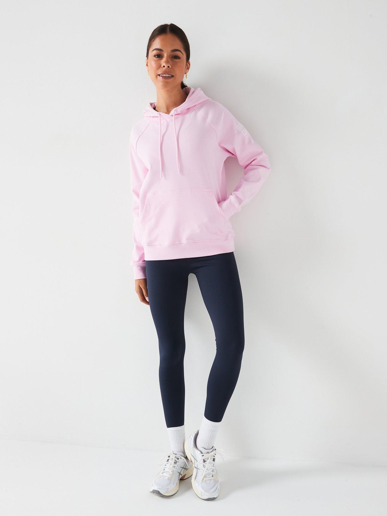 gym-coffee-womens-training-chill-hoodie-pinkback