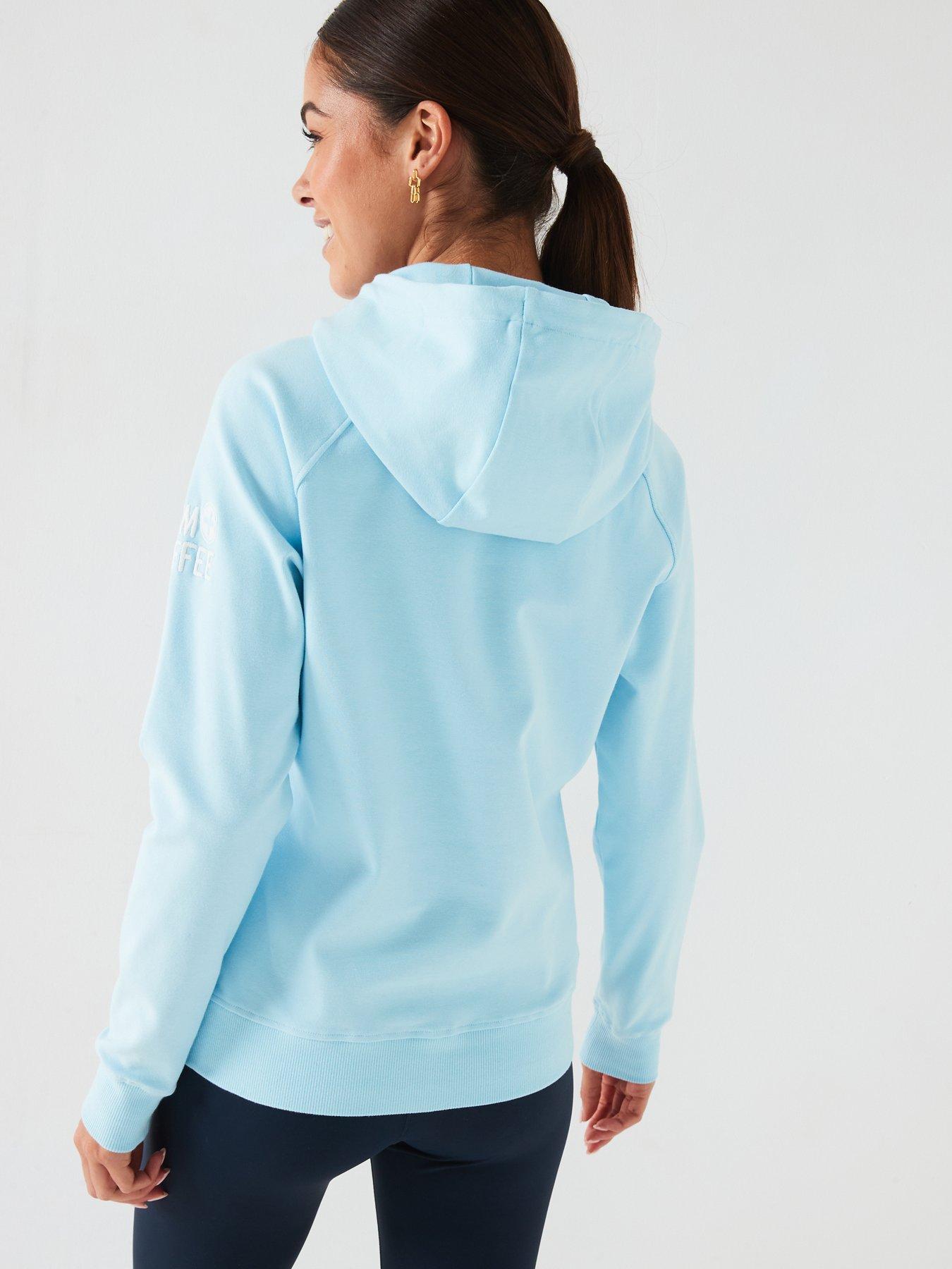 gym-coffee-womens-training-chill-hoodie-bluestillFront