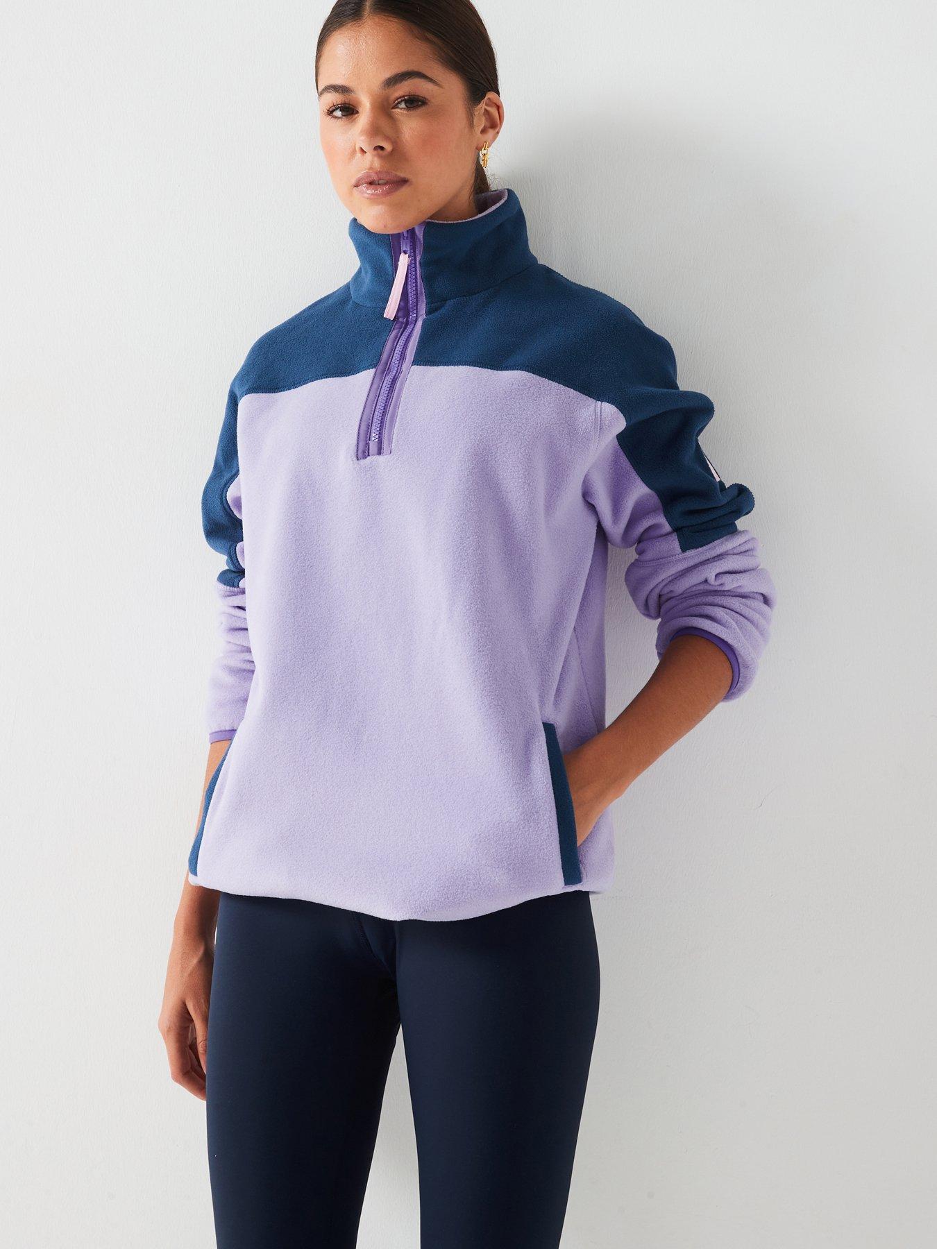 gym-coffee-womens-training-fleck-hoodie-lilac