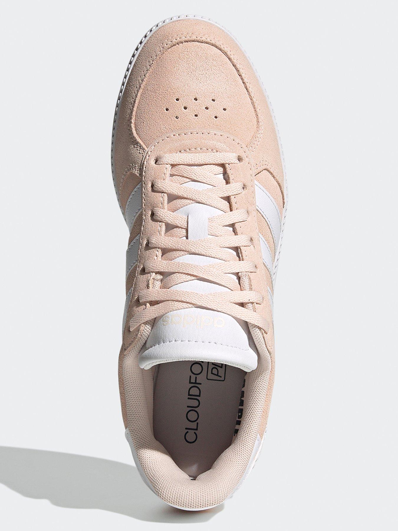 adidas-sportswear-womens-breaknet-sleek-suede-trainer-light-pinkoutfit