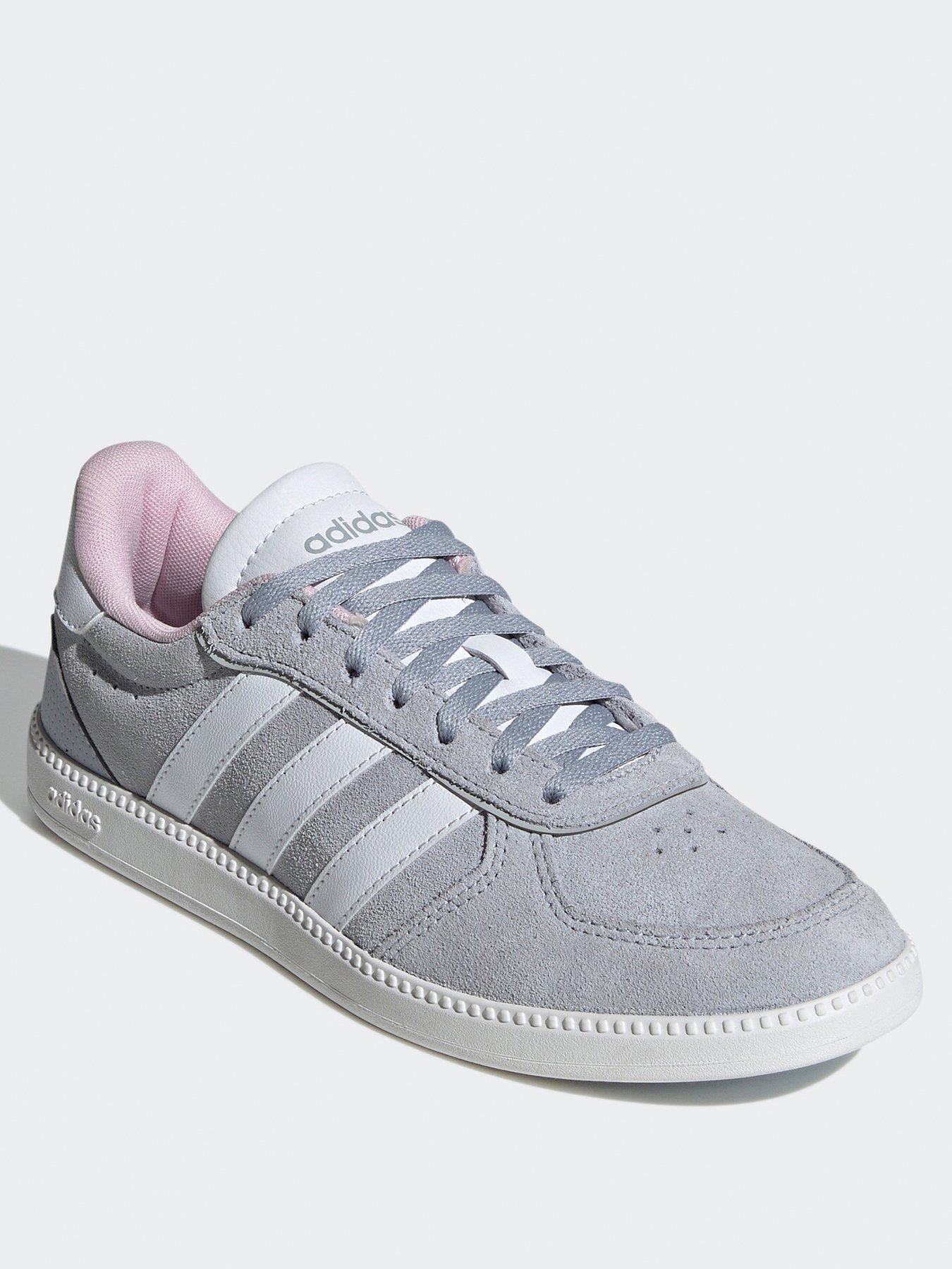 adidas-sportswear-womens-breaknet-sleek-suede-trainer-light-greystillFront