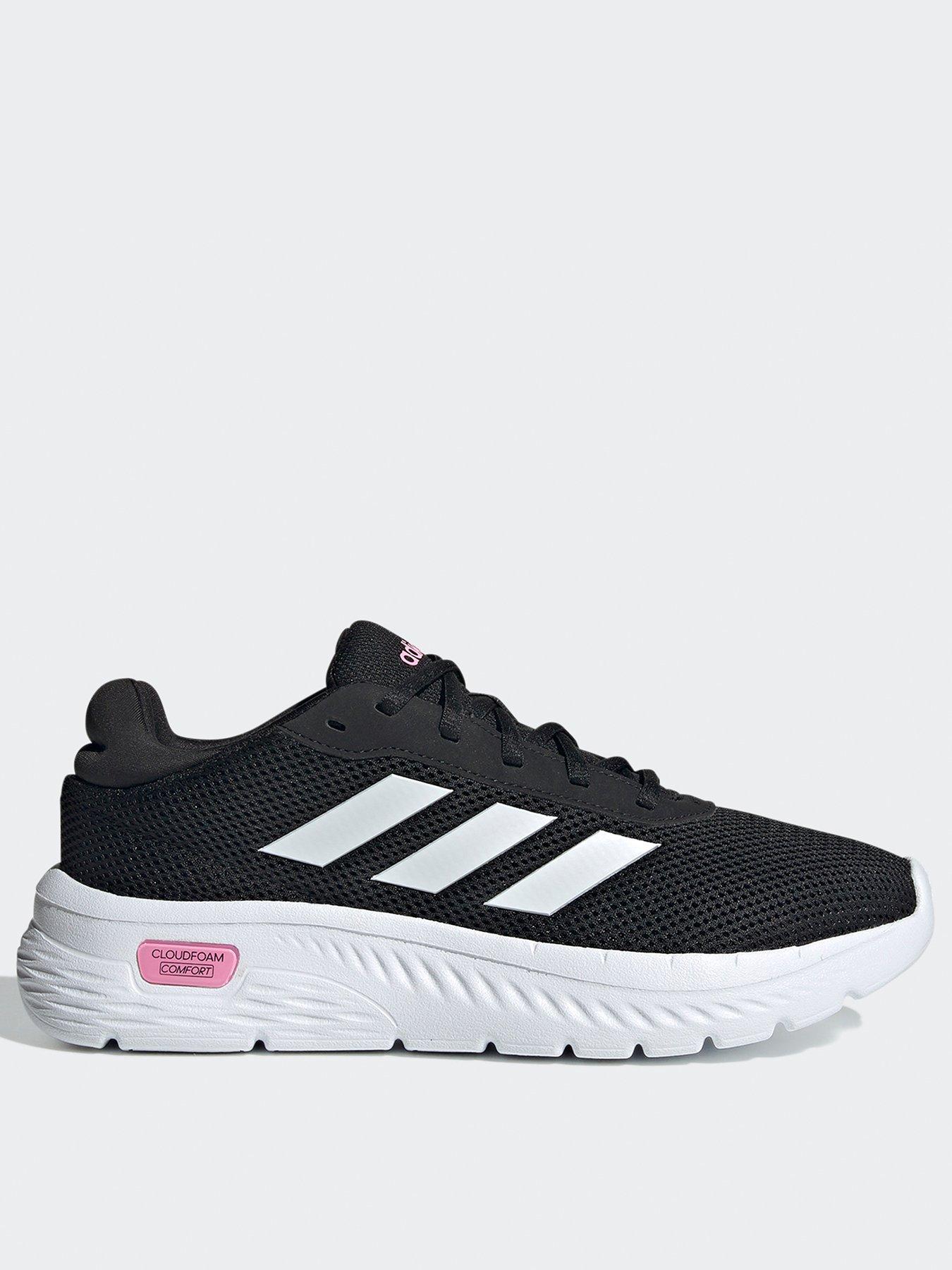 adidas Sportswear Women's Cloudfoam Comfy Trainers - Black/Pink