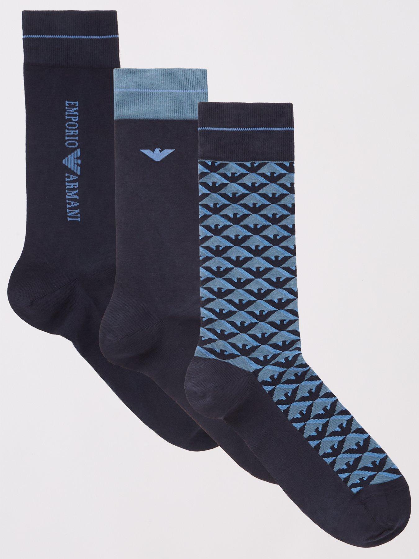 emporio-armani-bodywear-emporio-armani-bodywear-3-pack-patterned-socks-gift-set-bluefront