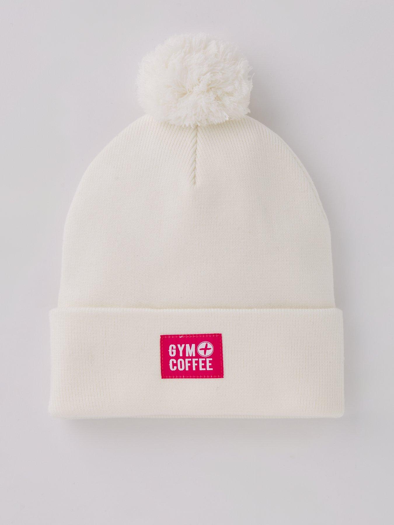 gym-coffee-womens-training-bobble-beanie-cream