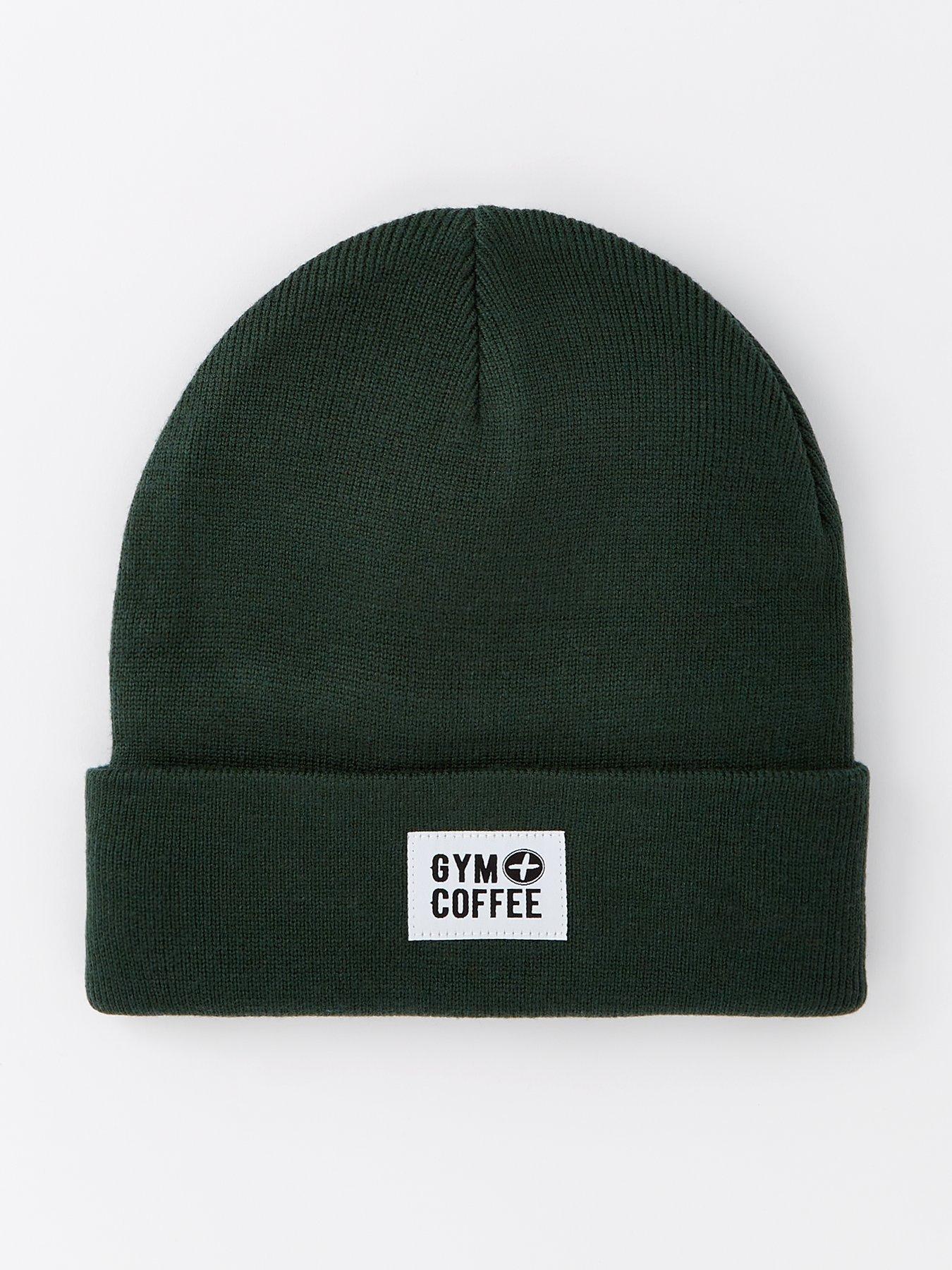 Image of Gym + Coffee Womens Training Beanie Hat - Green
