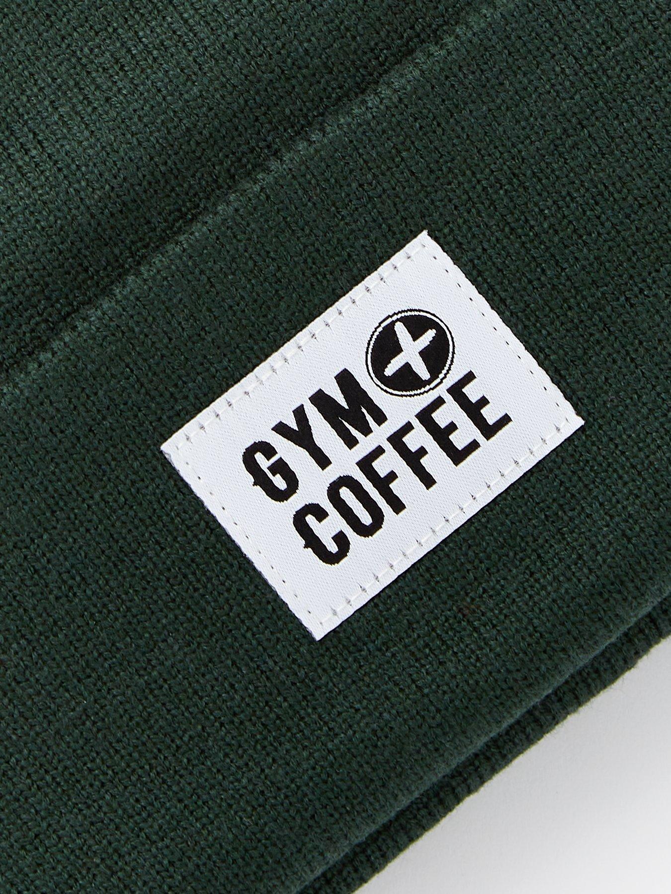 gym-coffee-womens-training-beanie-hat-greenoutfit