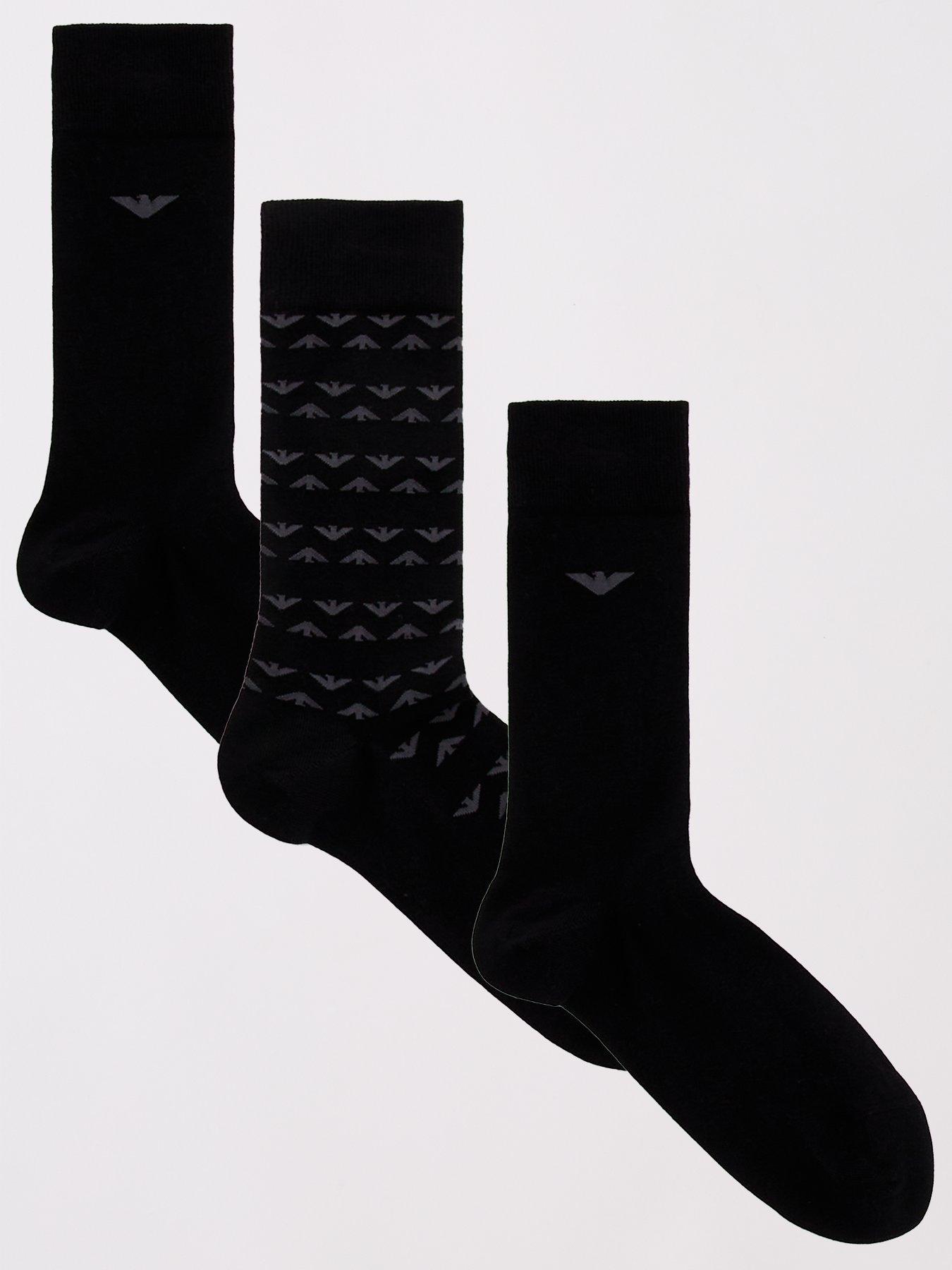 emporio-armani-bodywear-emporio-armani-bodywear-3-pack-multi-logo-crew-socks-black