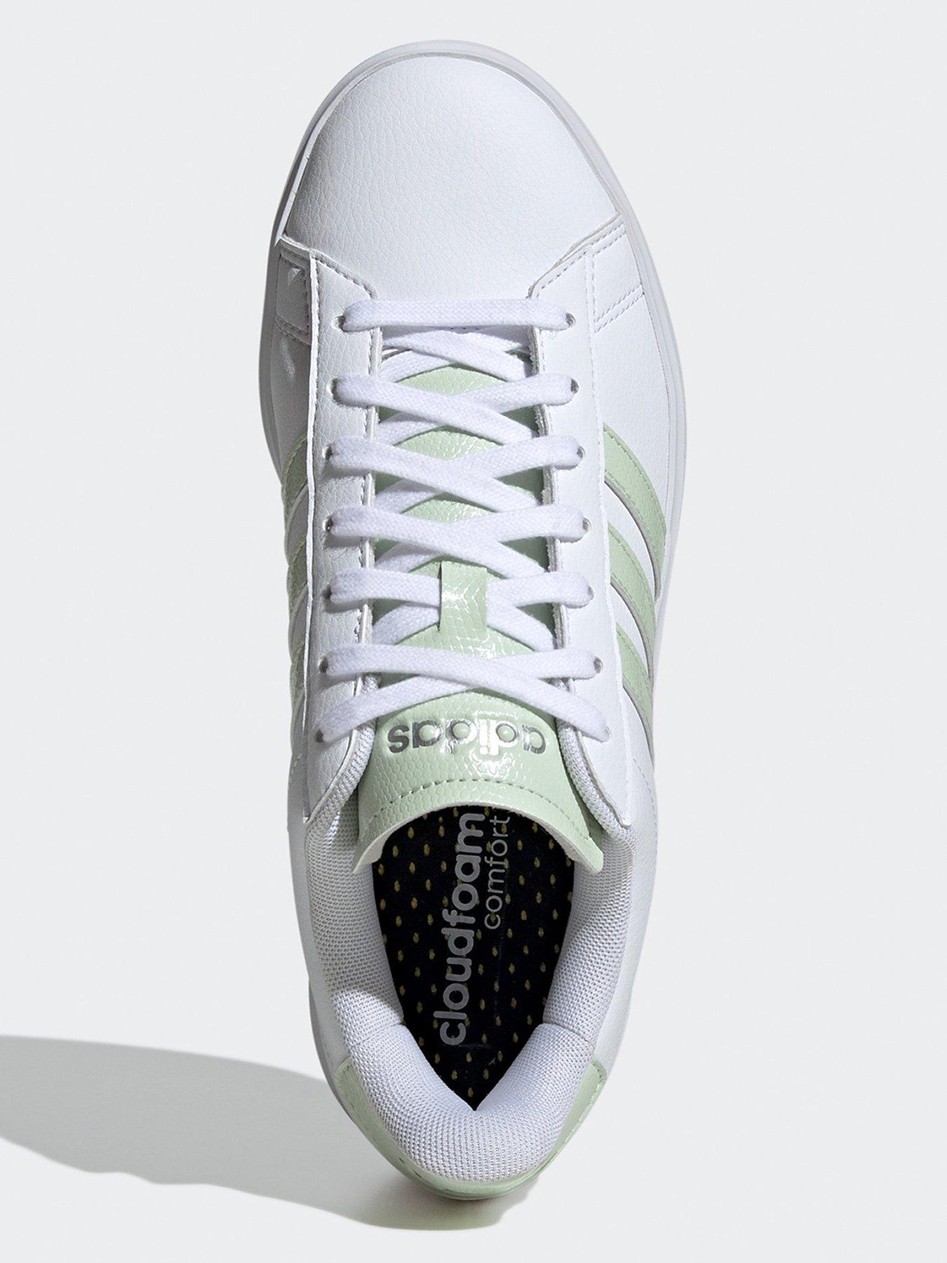 adidas-sportswear-womens-grand-court-20-trainers-whitegreenoutfit