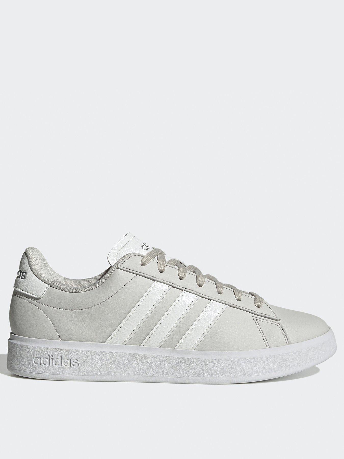 adidas-sportswear-womens-grand-court-20-trainers-greywhitefront