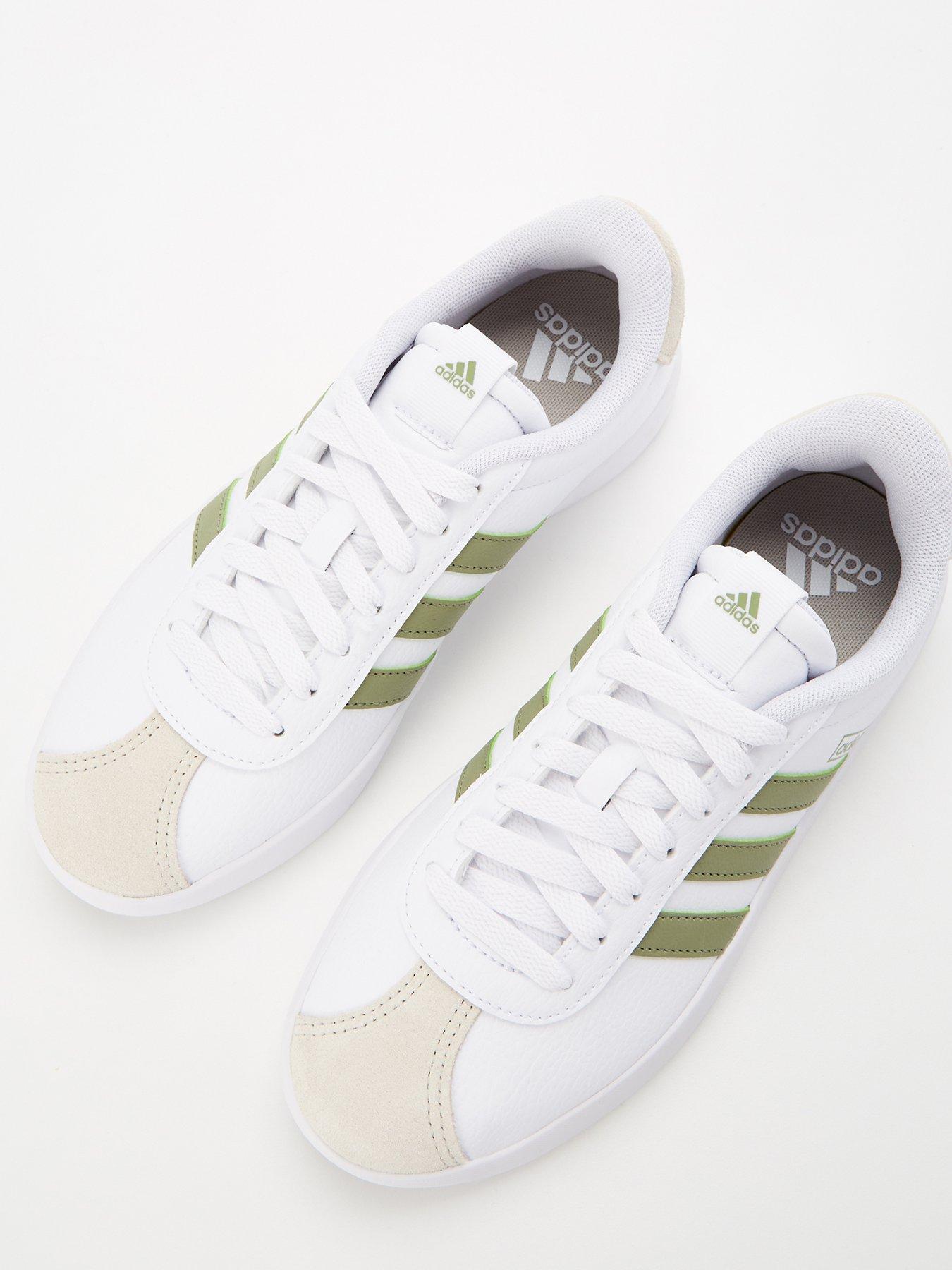 adidas-sportswear-womens-vl-court-30-trainers-whitegreenoutfit