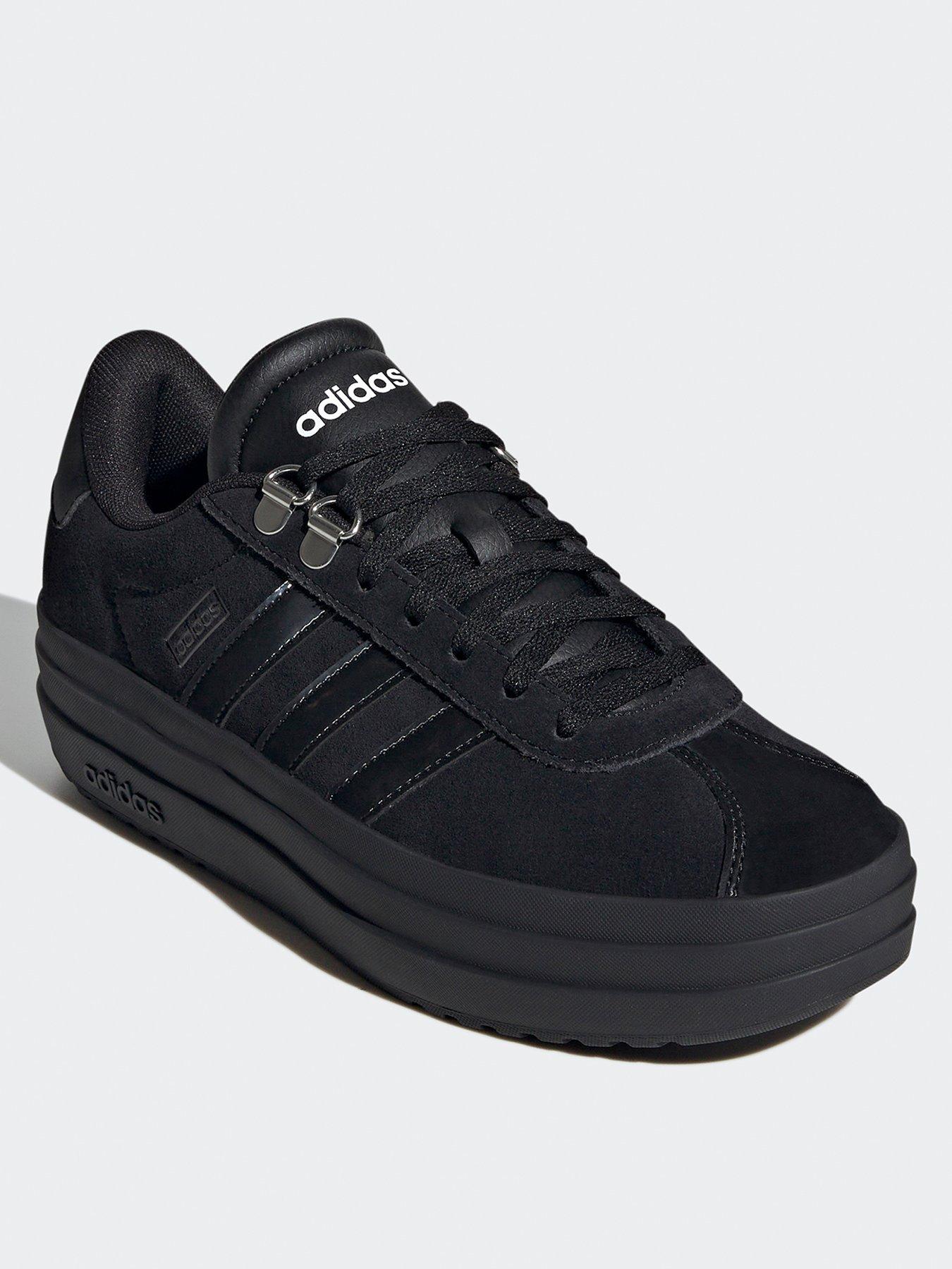 adidas-sportswear-womens-vl-court-bold-trainers-blackblackstillFront