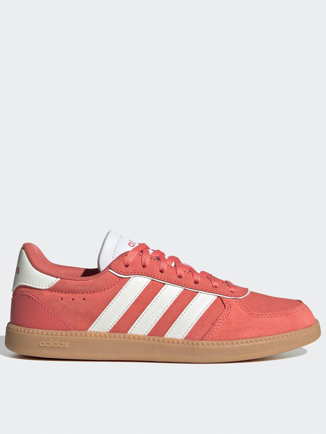 adidas-sportswear-womens-breaknet-sleek-suede-trainer-light-orange