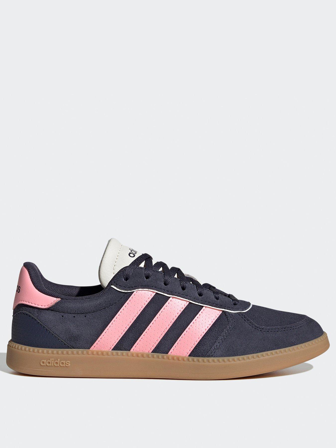 adidas-sportswear-womens-breaknet-sleek-suede-trainer-navypink