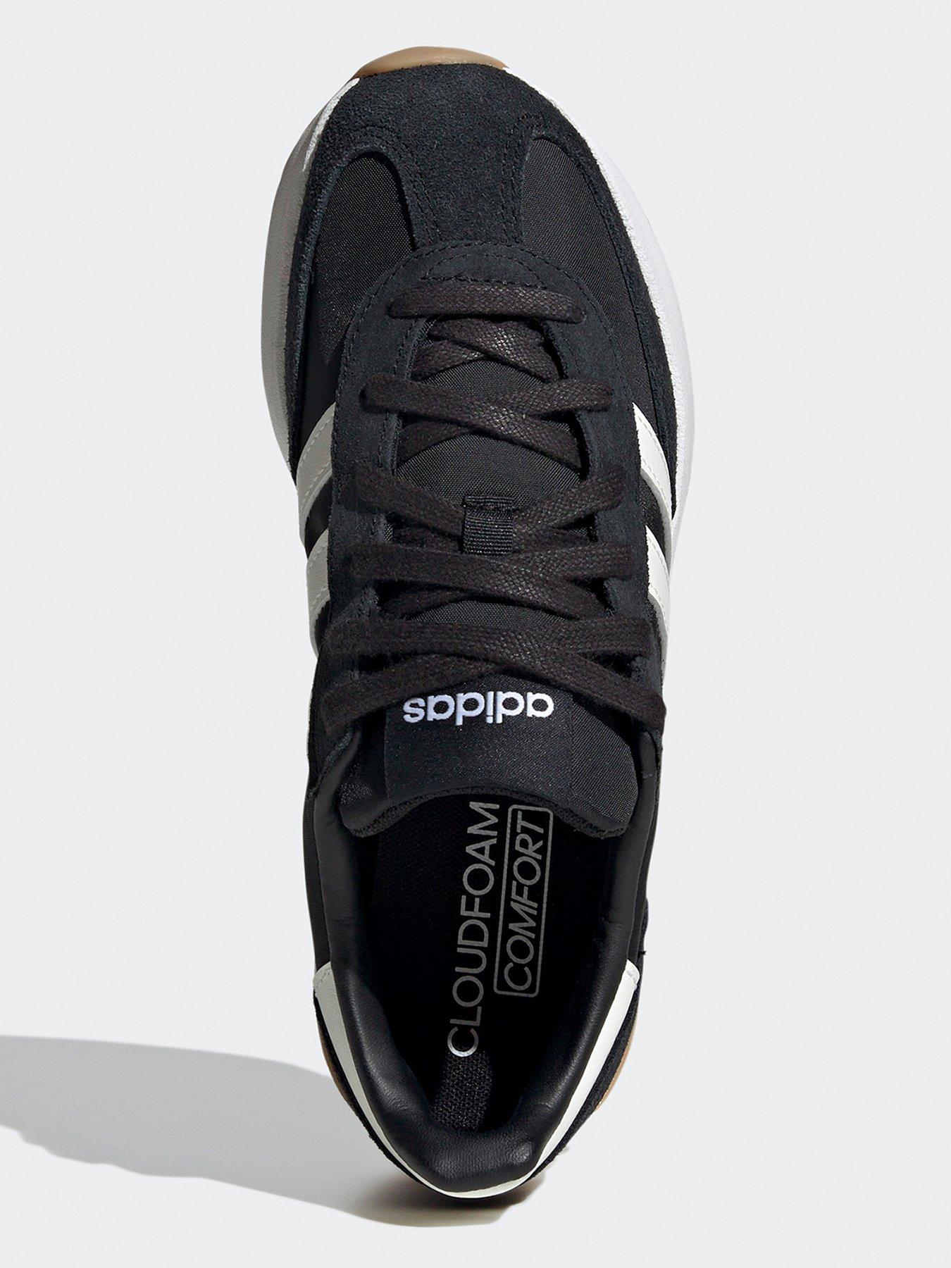 Image 4 of 6 of adidas Sportswear Women's Run 72 Trainer - Black/White