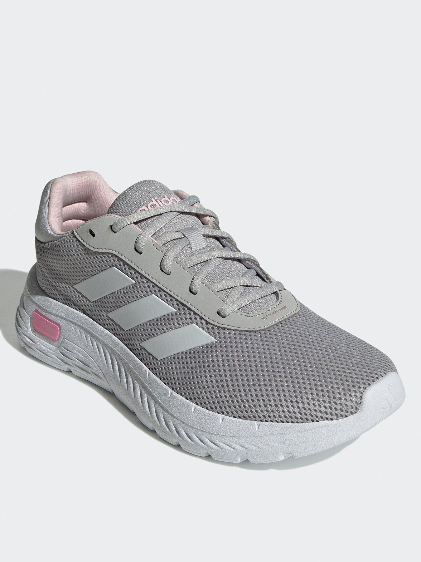 adidas-sportswear-womens-cloudfoam-comfy-trainers-greystillFront