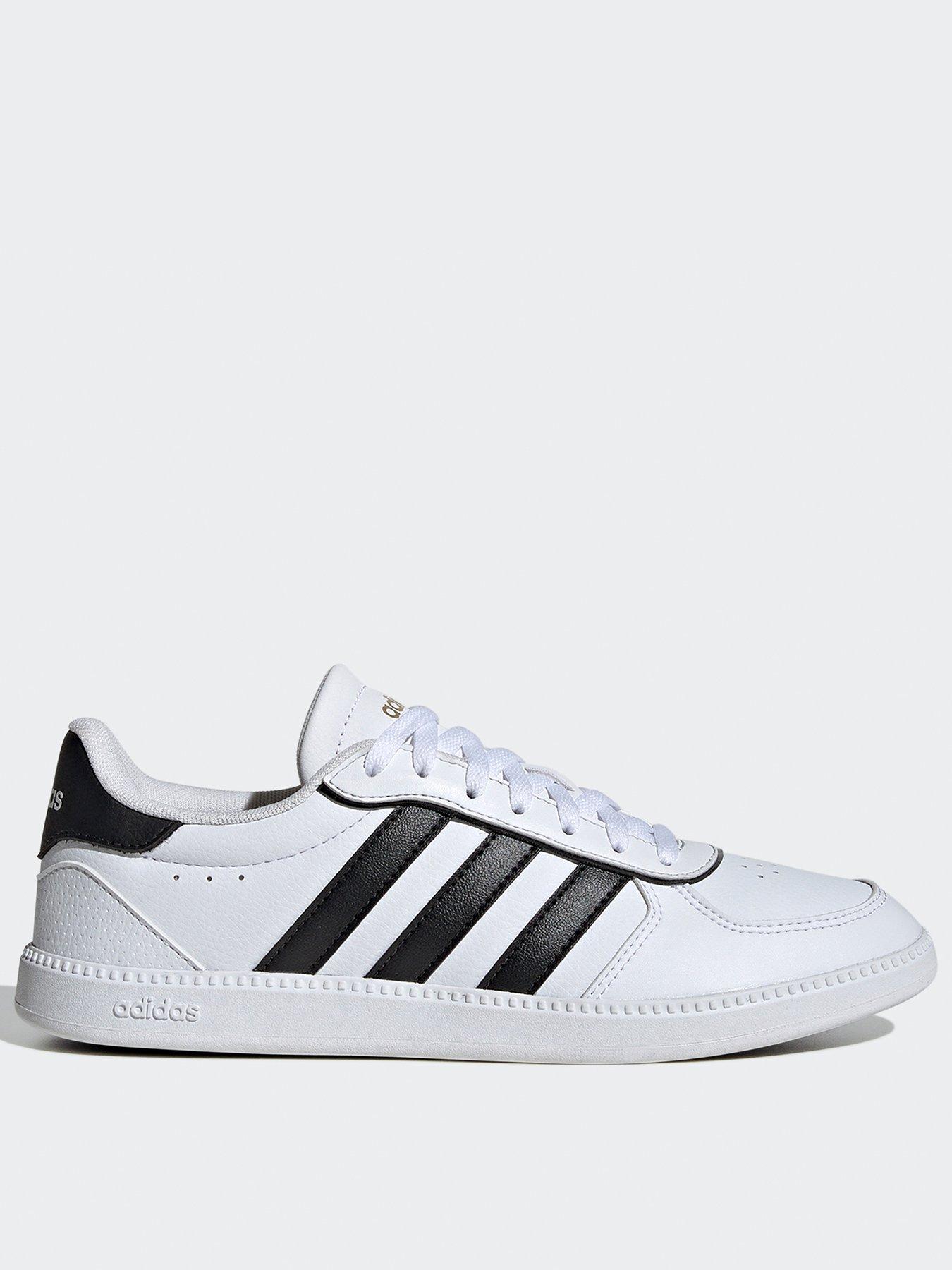 Image 1 of 7 of adidas Sportswear Women's Breaknet Sleek Trainers - White/Black