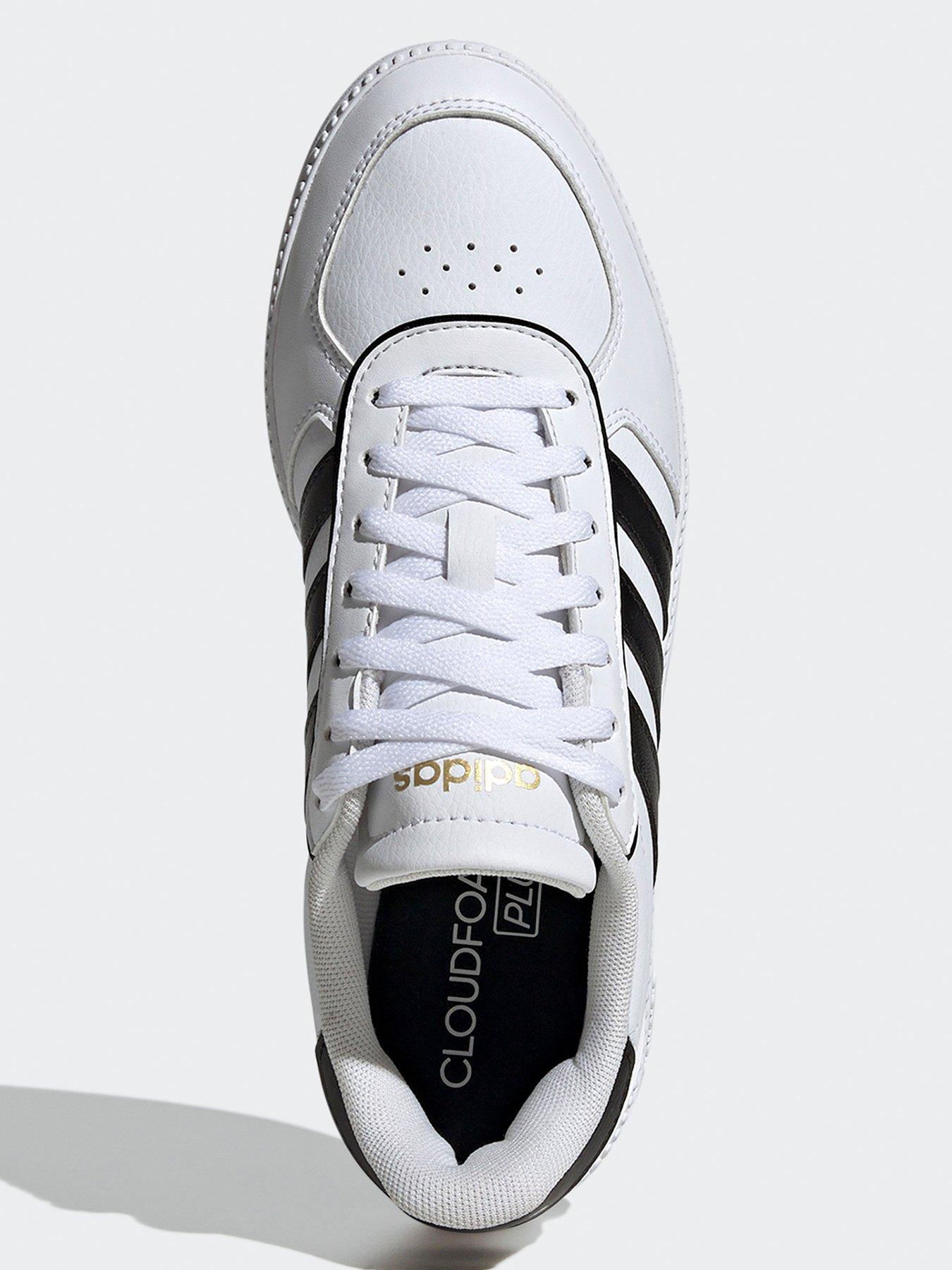 Image 4 of 7 of adidas Sportswear Women's Breaknet Sleek Trainers - White/Black