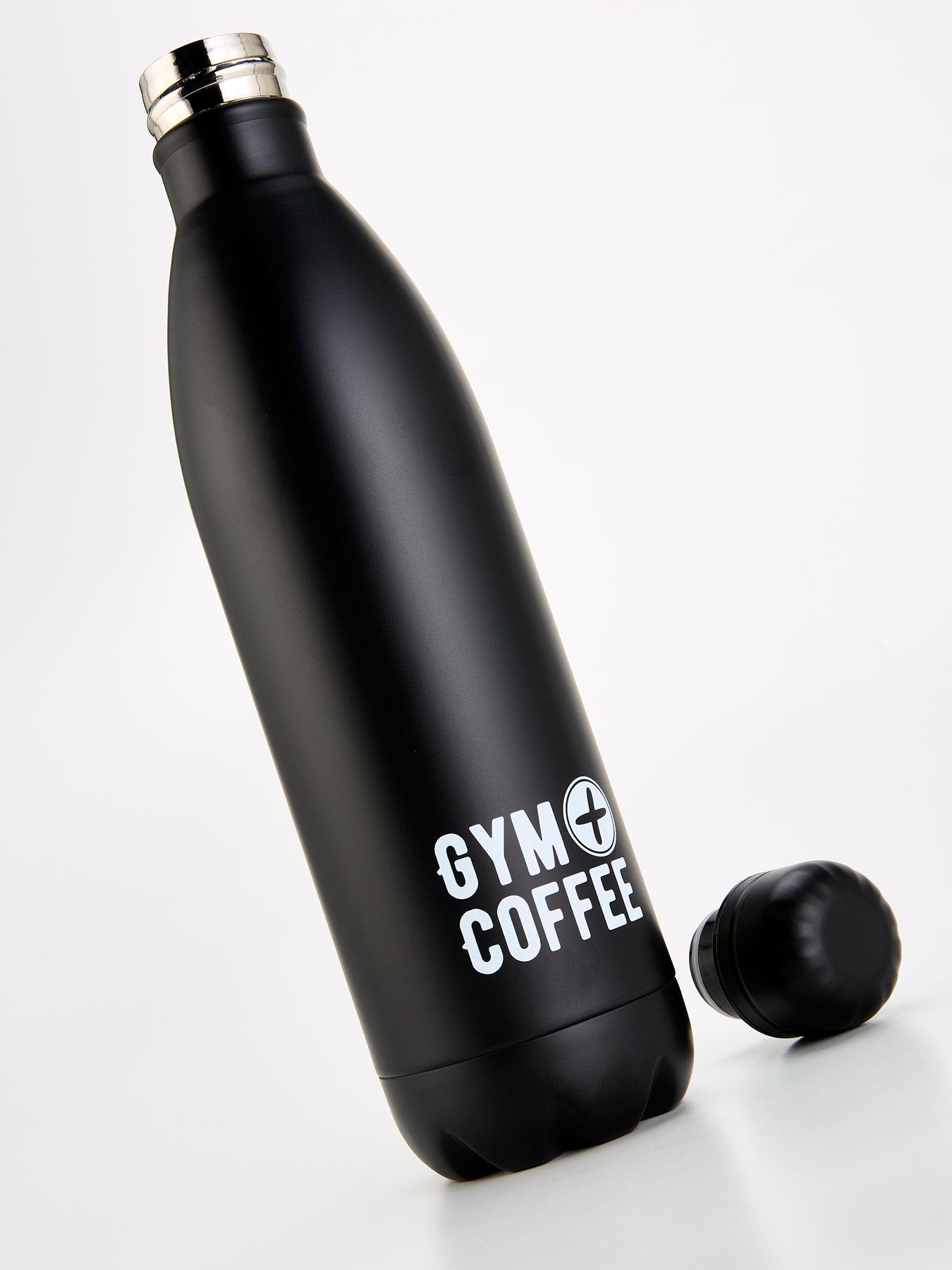 Image 2 of 4 of Gym + Coffee Unisex Water Bottle 750ml - Black