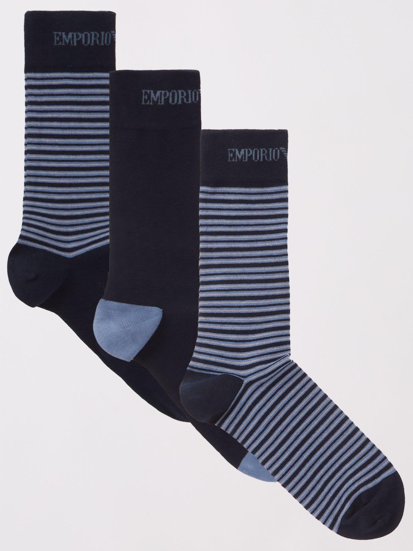 emporio-armani-bodywear-emporio-armani-bodywear-3-pack-stripes-crew-socks-bluefront