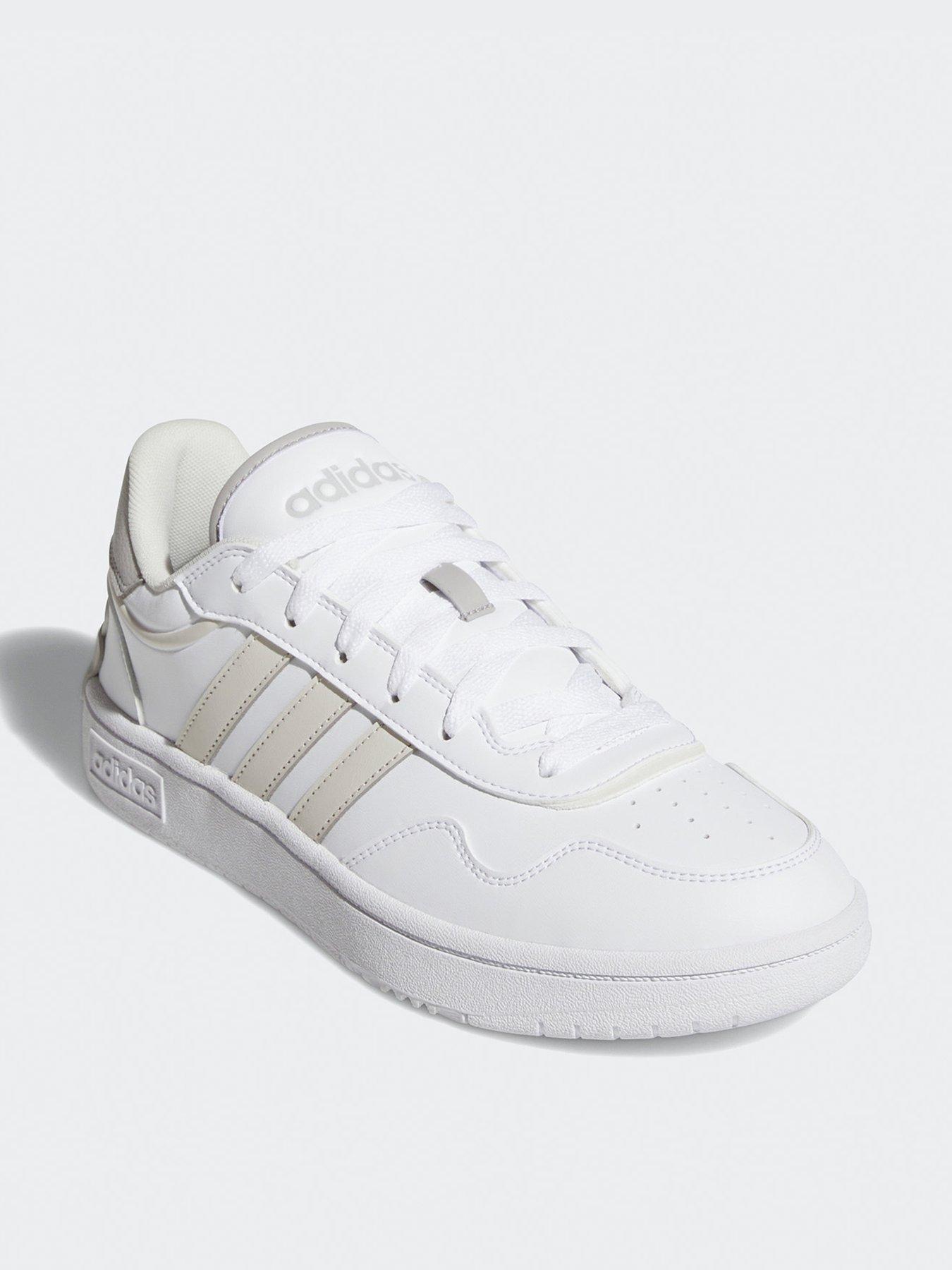 adidas-sportswear-womens-hoops-30-trainers-whitegreystillFront