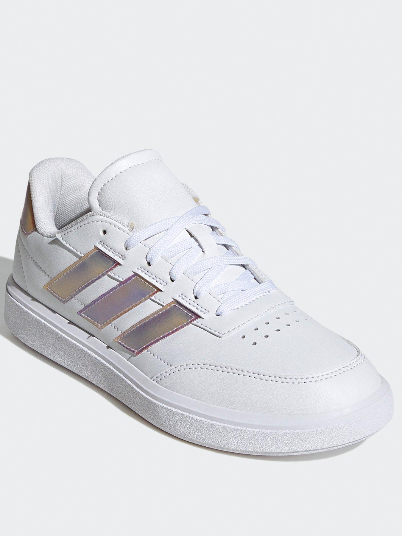 adidas-sportswear-womens-courtblock-trainers-whitewhitestillFront