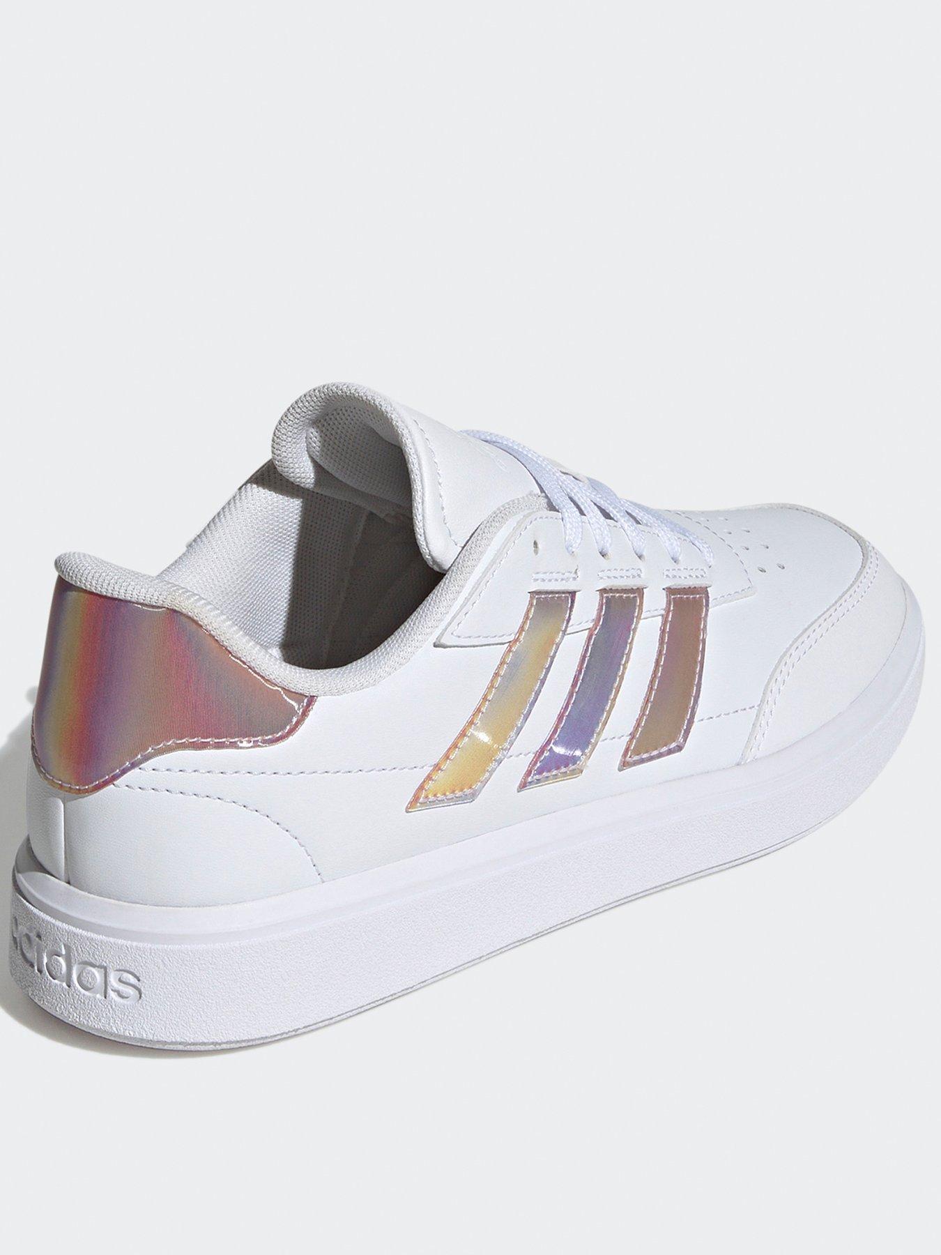 adidas-sportswear-womens-courtblock-trainers-whitewhiteback