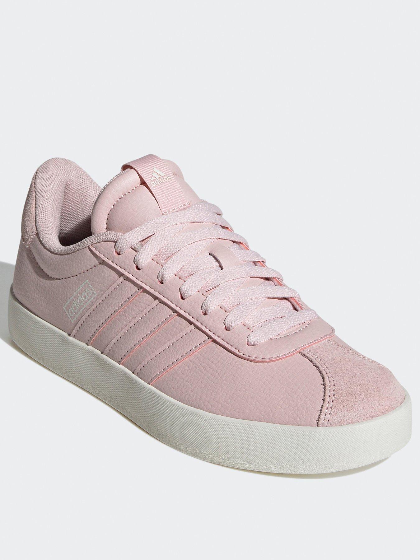 adidas-sportswear-womens-vlnbspcourt-30-trainers-pinkmultistillFront