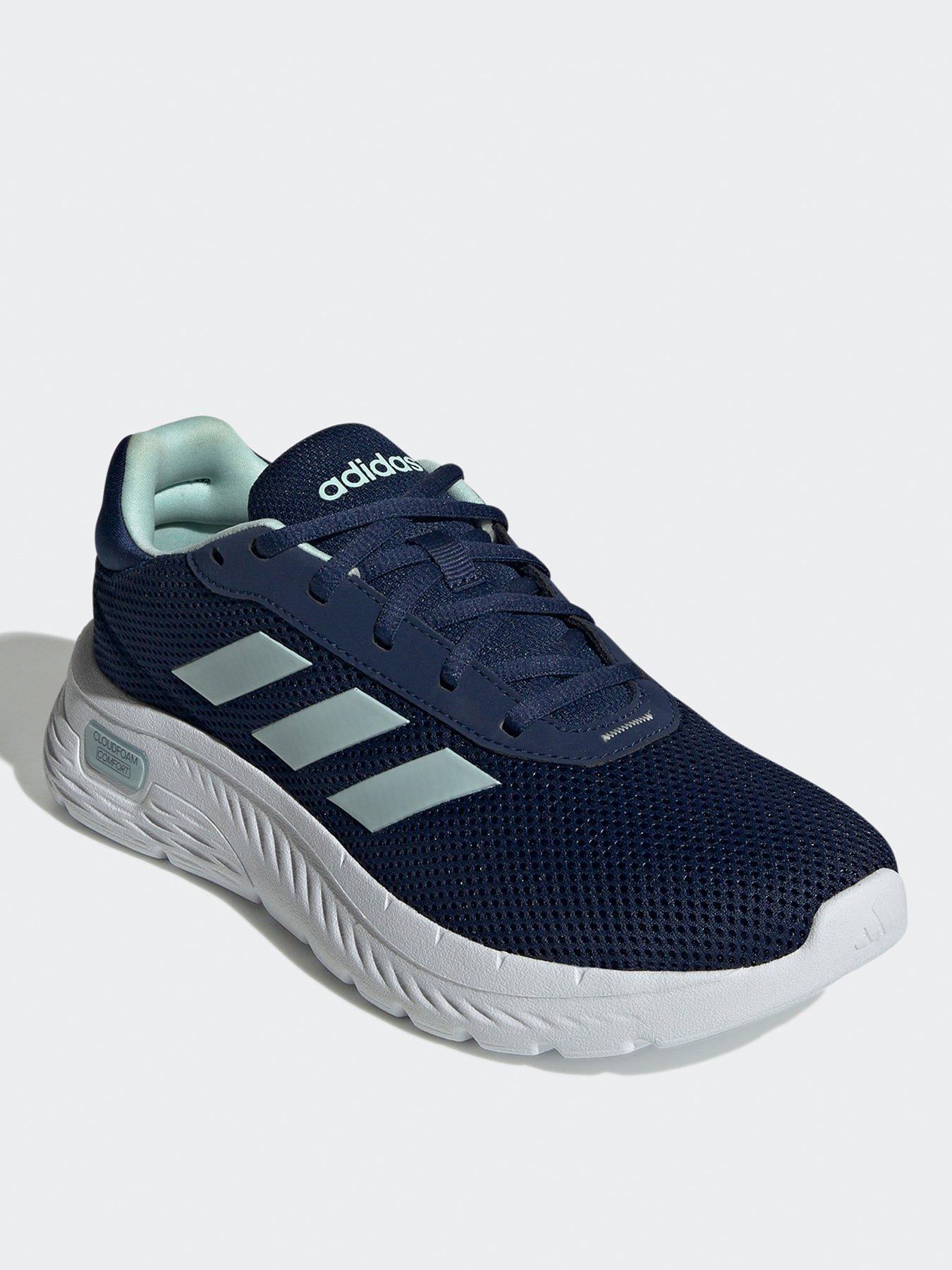 adidas-sportswear-womens-cloudfoam-comfy-trainers-dark-bluestillFront