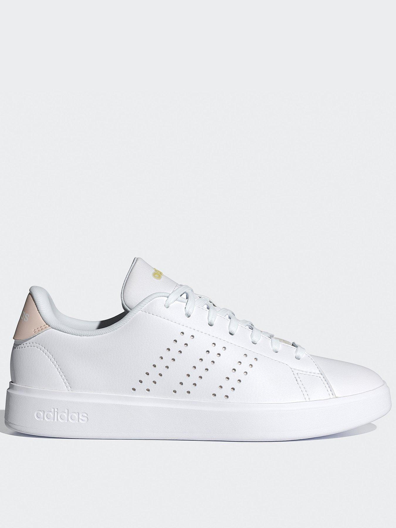 adidas-sportswear-womens-advantage-20-trainers-whiteredfront