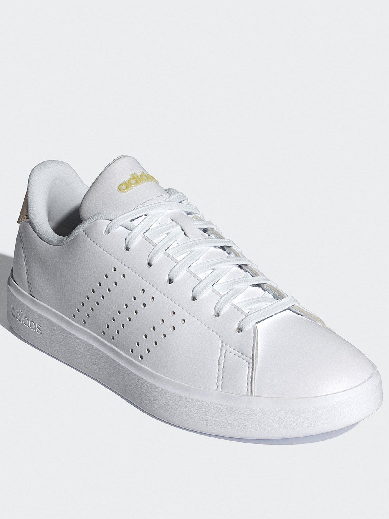 adidas-sportswear-womens-advantage-20-trainers-whiteredstillFront