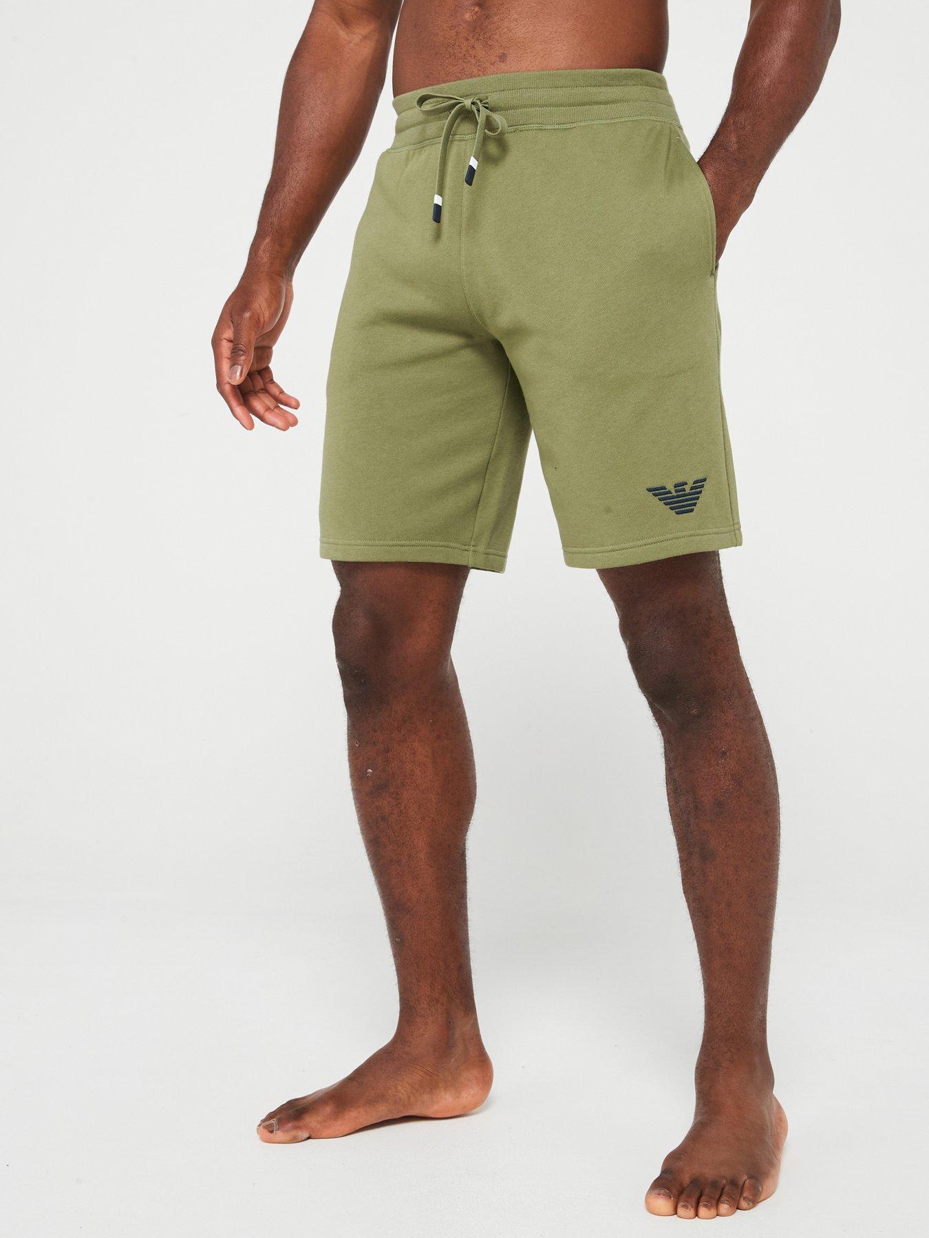 emporio-armani-bodywear-emporio-armani-bodywear-iconic-terry-fleece-logo-shorts-khakifront