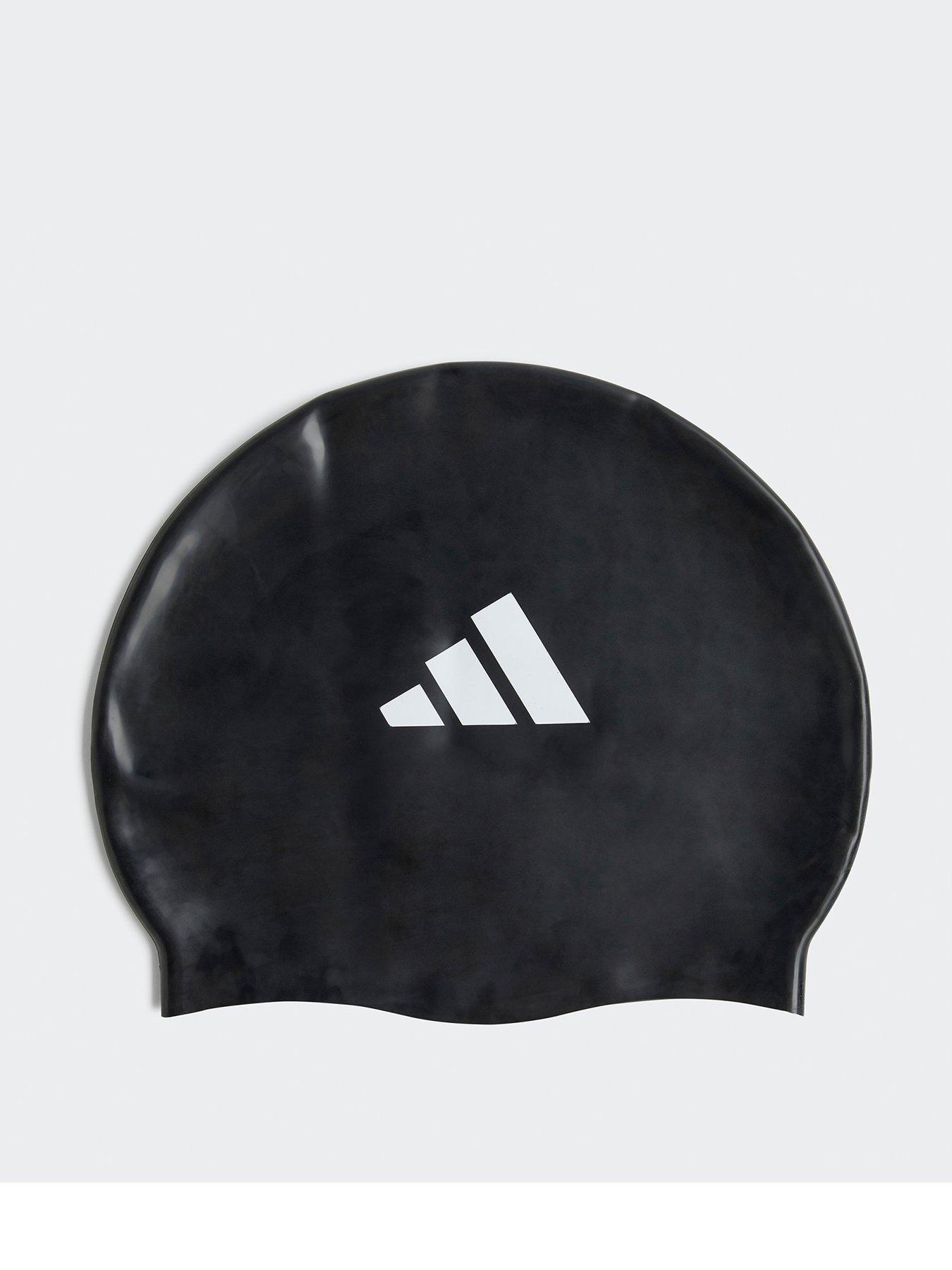 adidas-unisex-kids-swimming-3-stripe-cap-blackfront