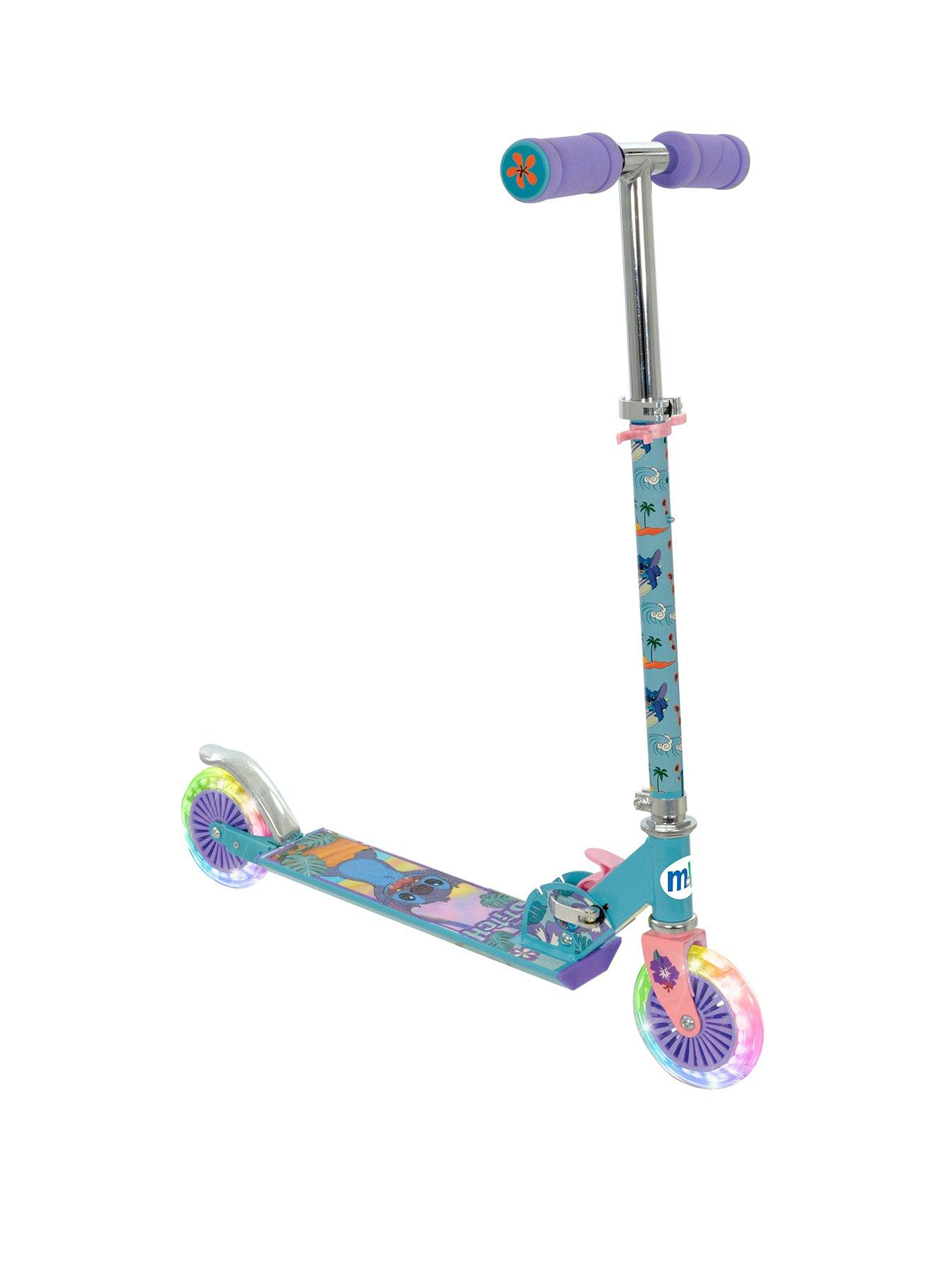 Disney Stitch Folding Inline Scooter with LED Wheels