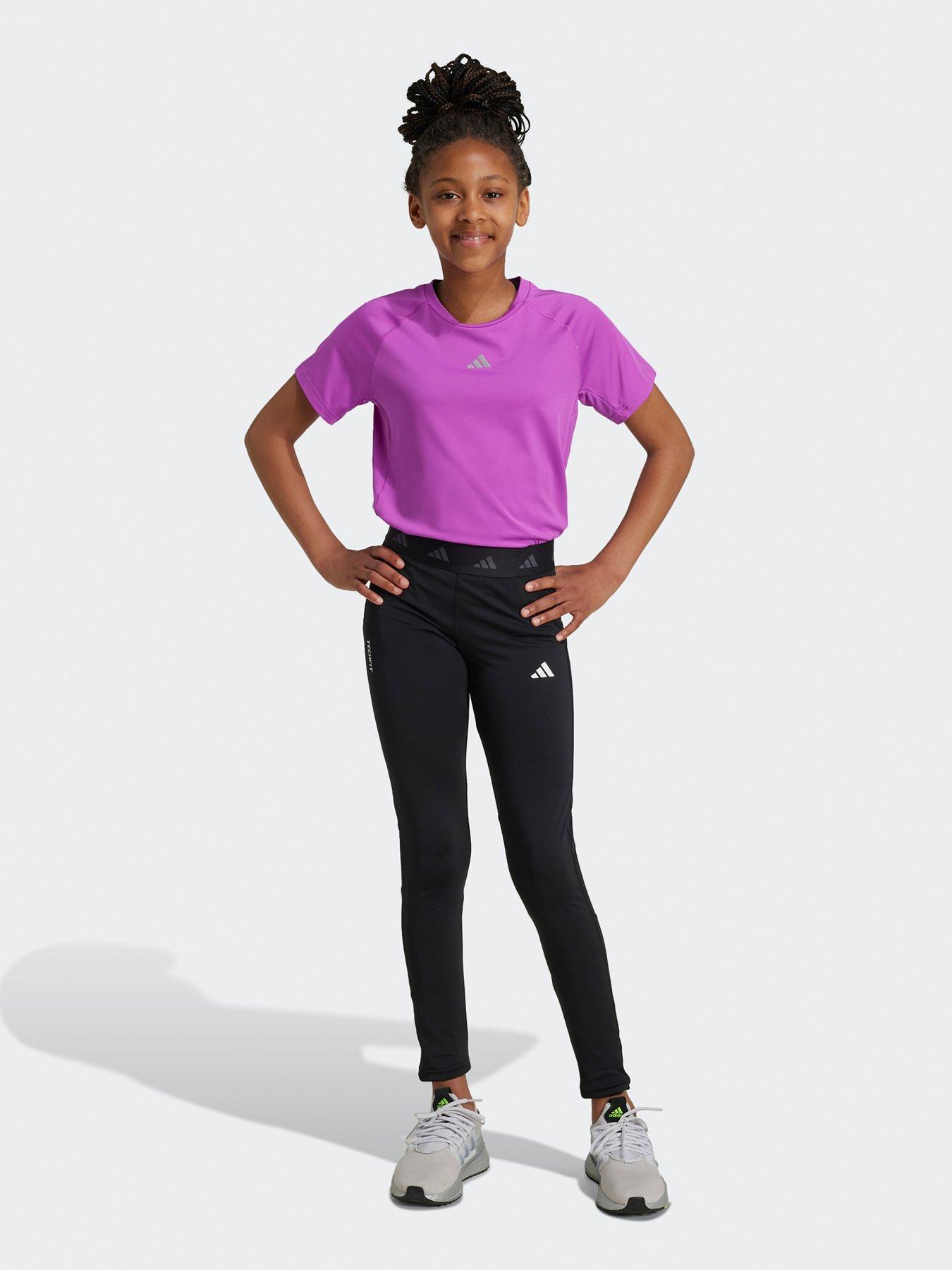 adidas-junior-girls-training-tech-fit-tights-blackoutfit