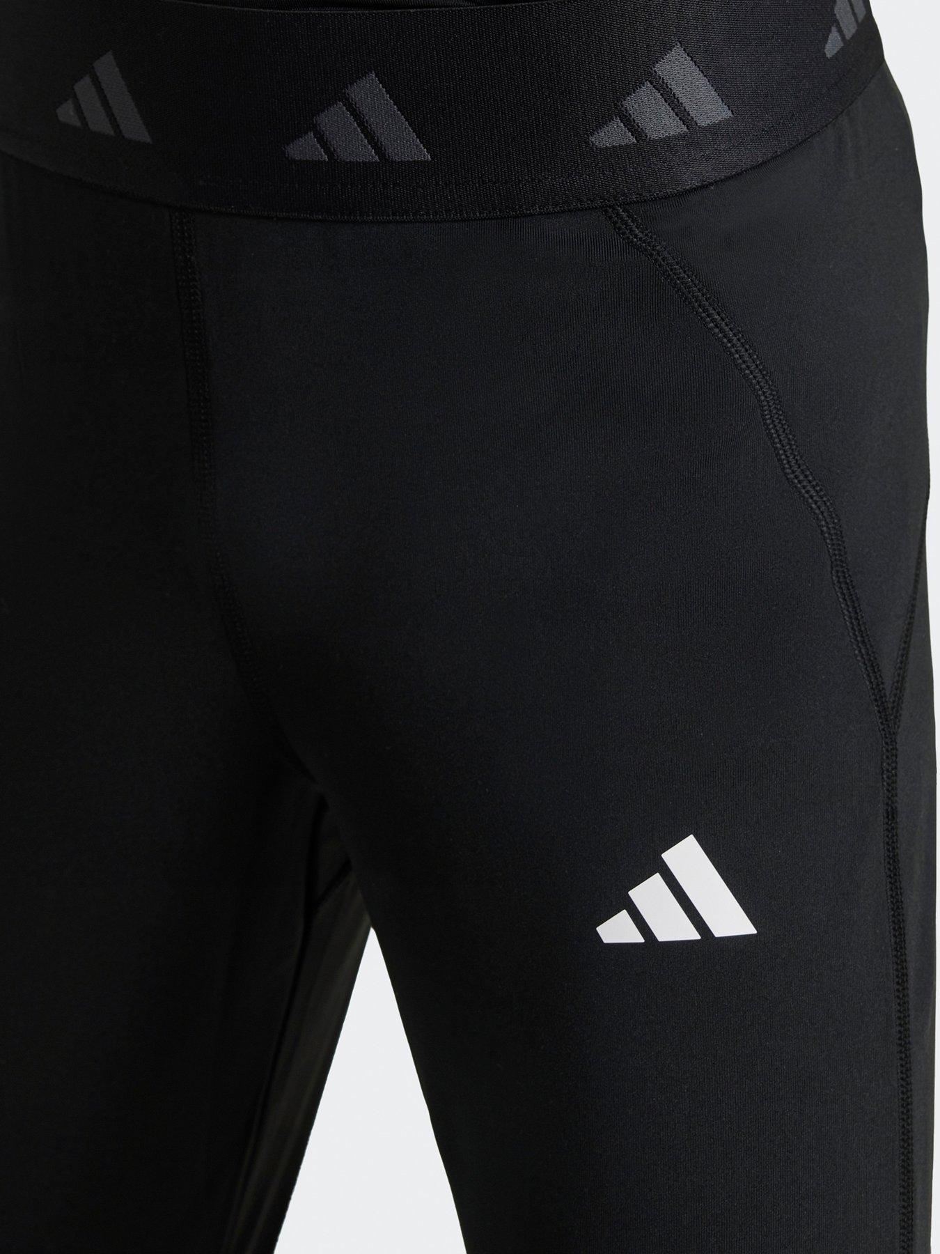 adidas-junior-girls-training-tech-fit-tights-blackdetail