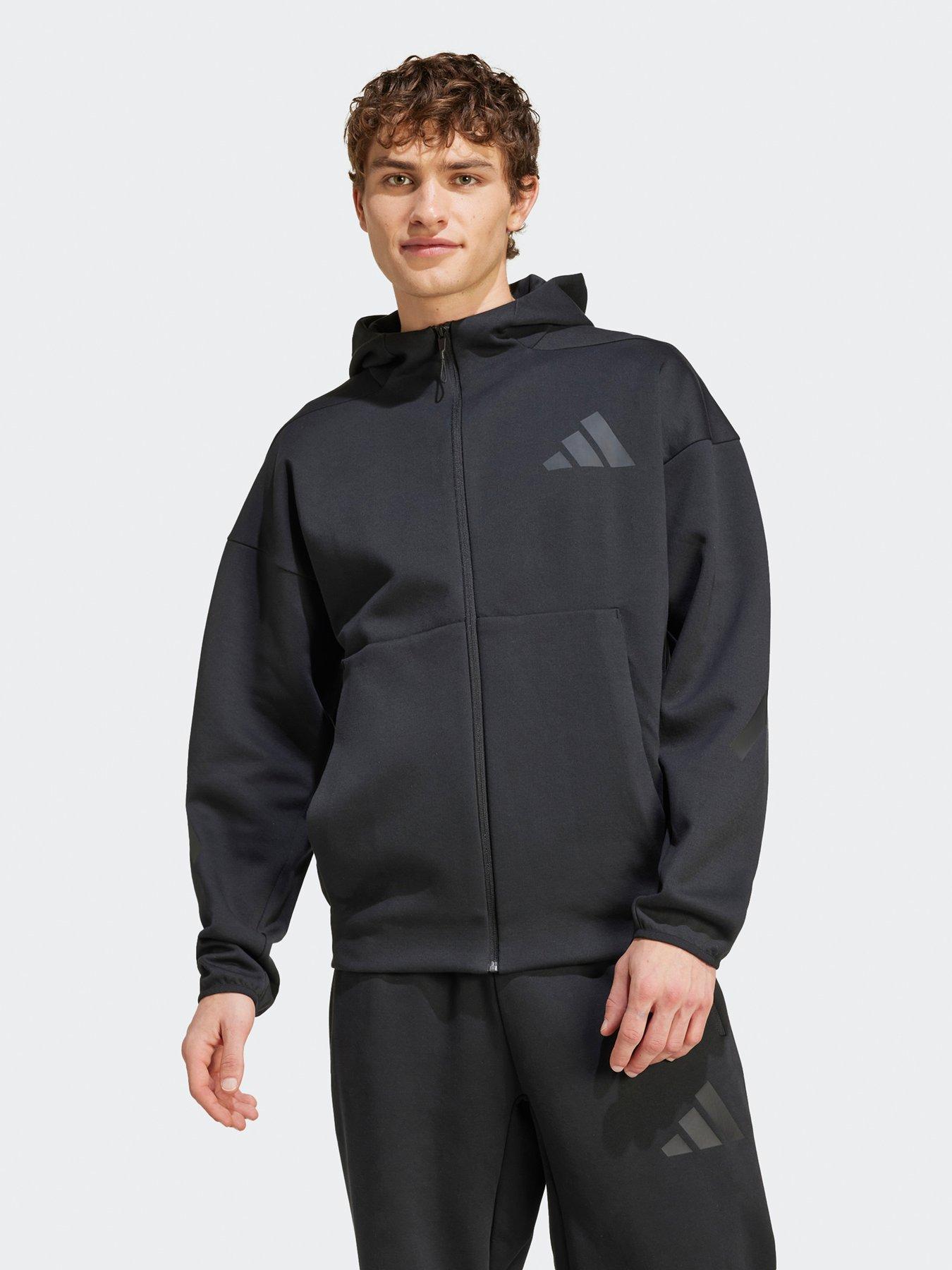 adidas-sportswear-mens-zne-full-zip-hoodie-blackfront