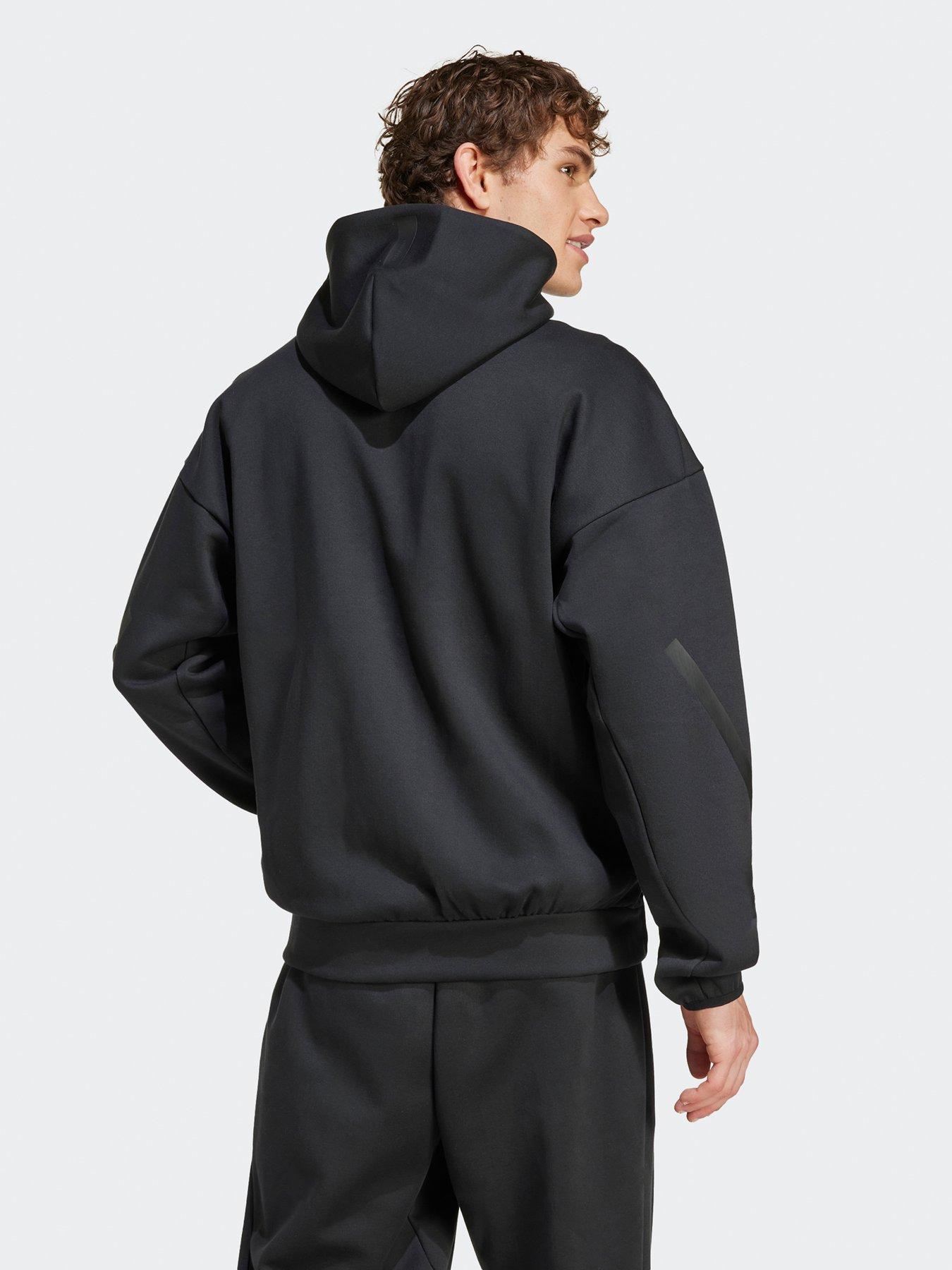 adidas-sportswear-mens-zne-full-zip-hoodie-blackstillFront