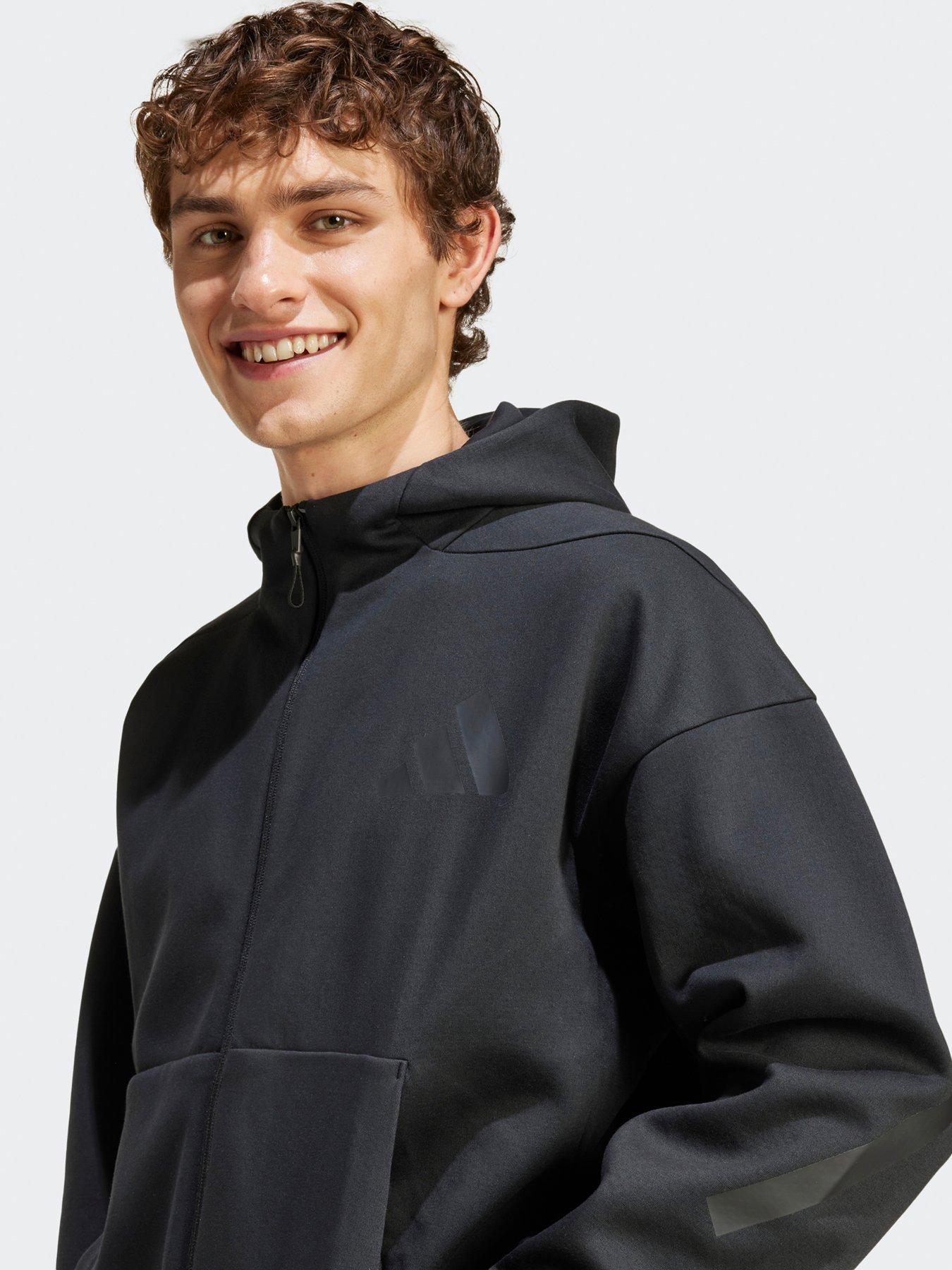 adidas-sportswear-mens-zne-full-zip-hoodie-blackdetail