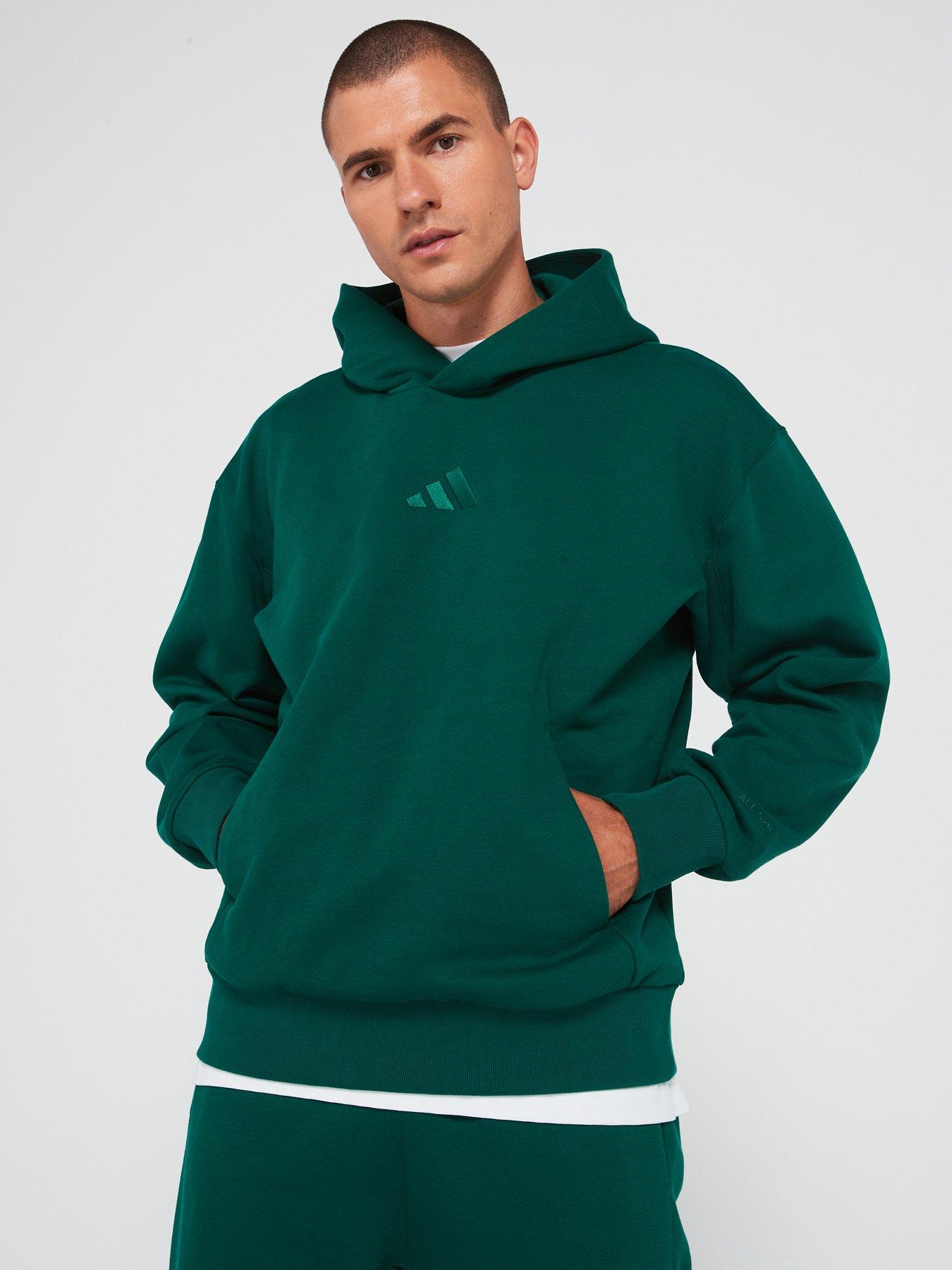 adidas-sportswear-mens-all-season-fleece-hoodie-green