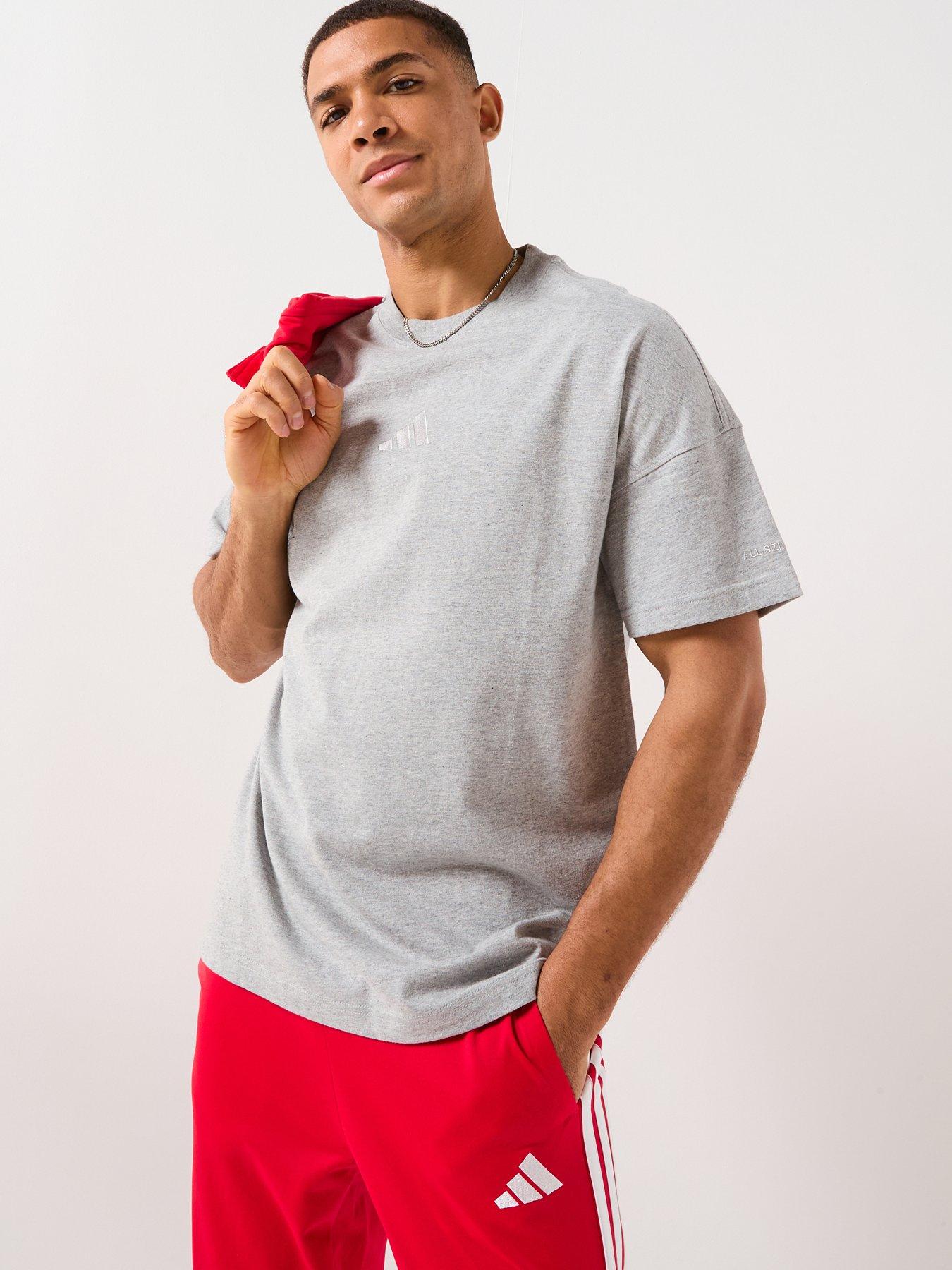 adidas Sportswear Mens All Season T-Shirt - Grey