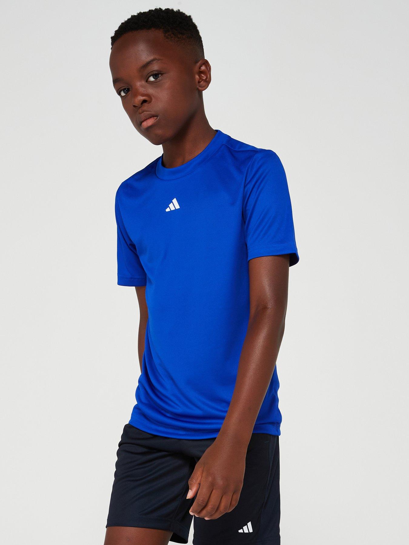 adidas-junior-boys-train-essentials-t-shirt-blue